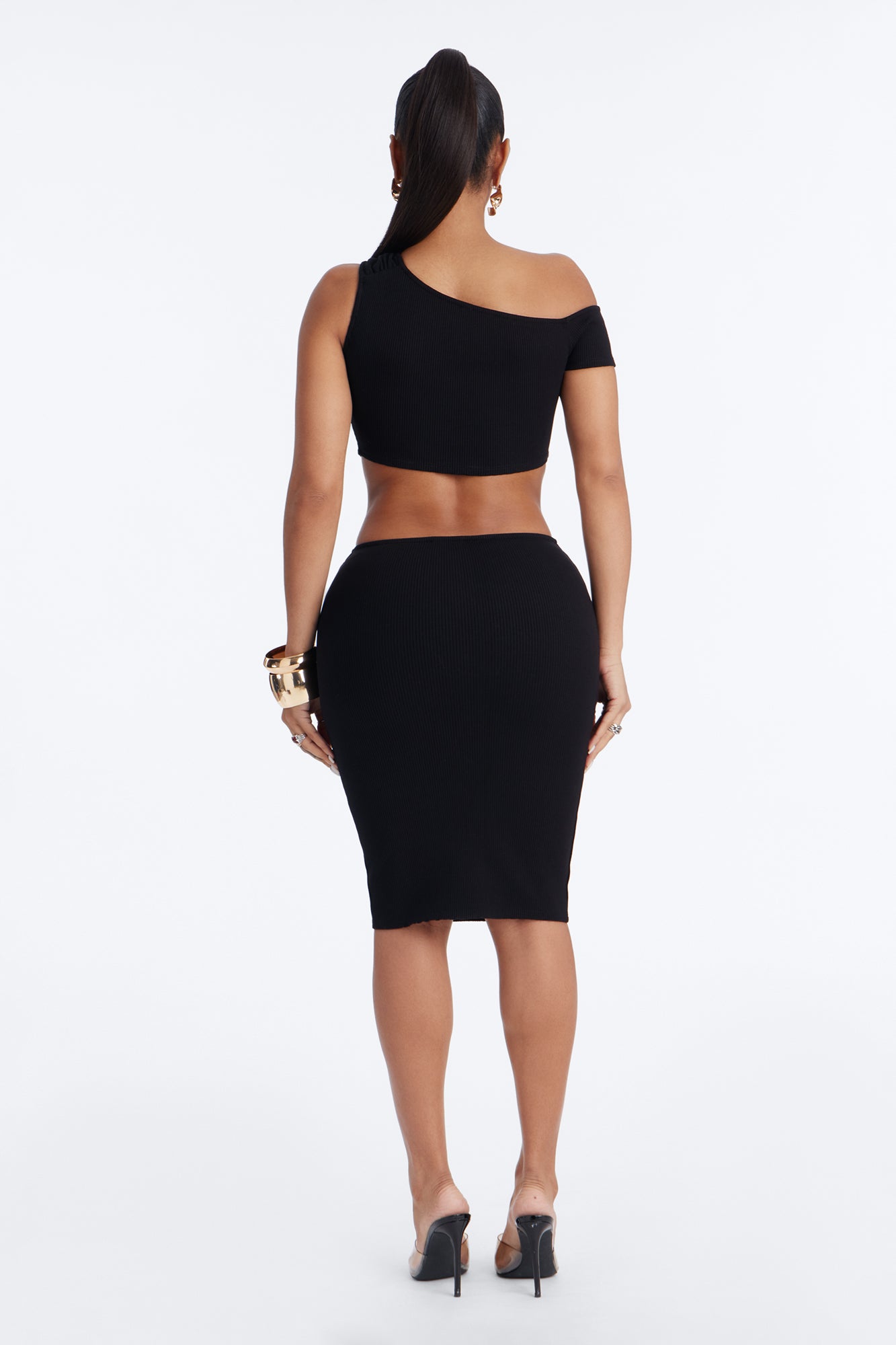 Scarlett Snatched Low Rise Skirt Set - Black image 4