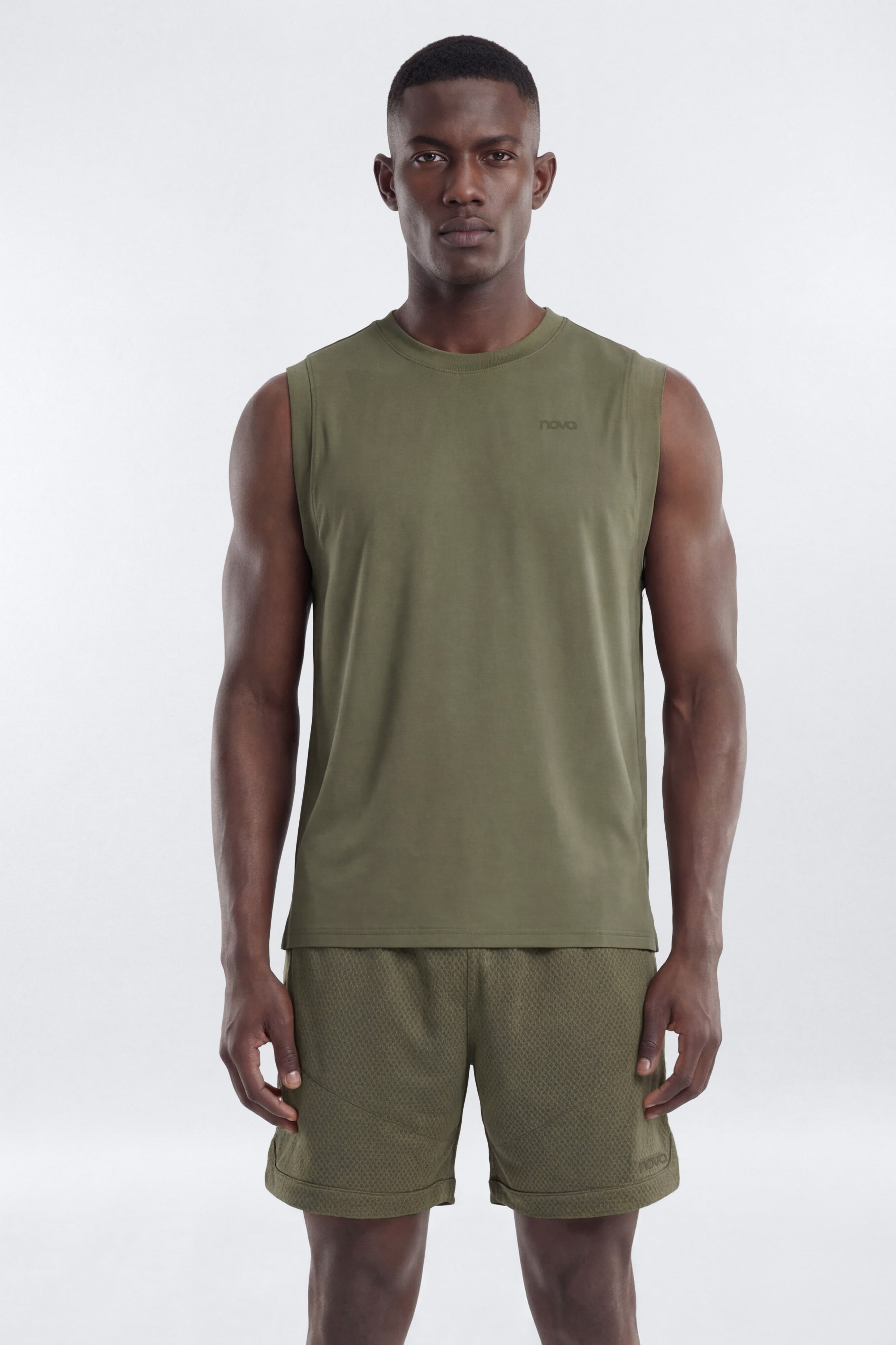 HexTech™ Active Muscle T-Shirt - Moss