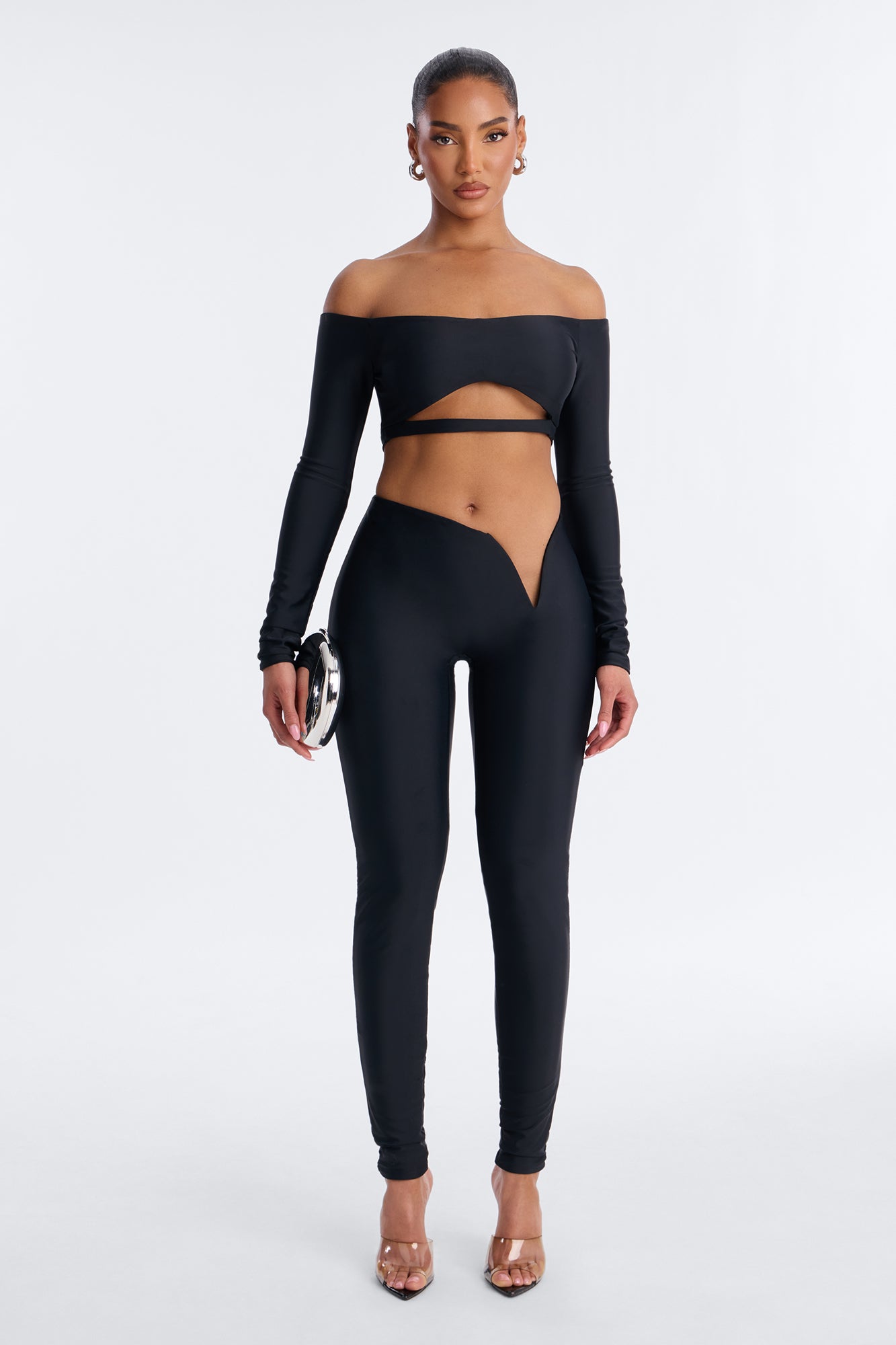 Roxy Form Double Lined Pant Set - Black