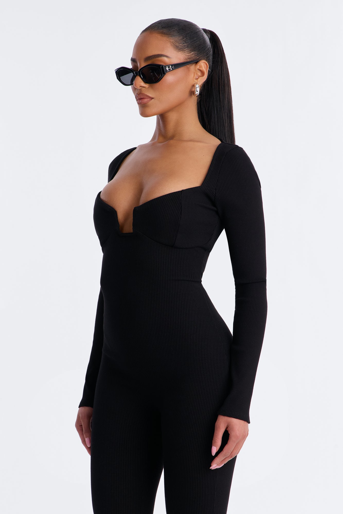 Scarlett Snatched Capri Jumpsuit - Black image 2