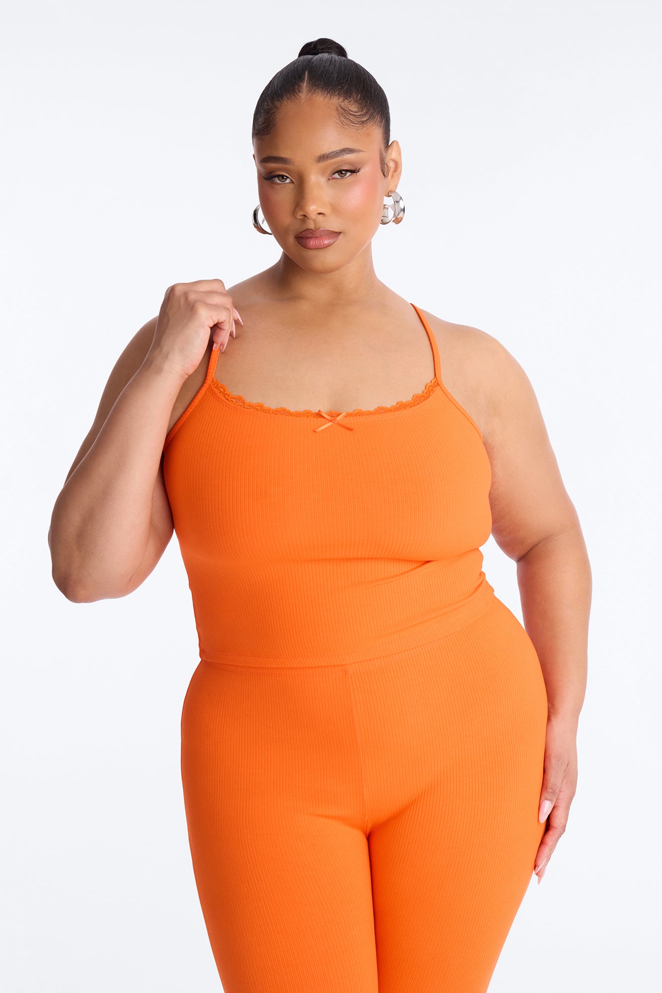 Stirling Snatched Capri Pant Set - Orange image 6