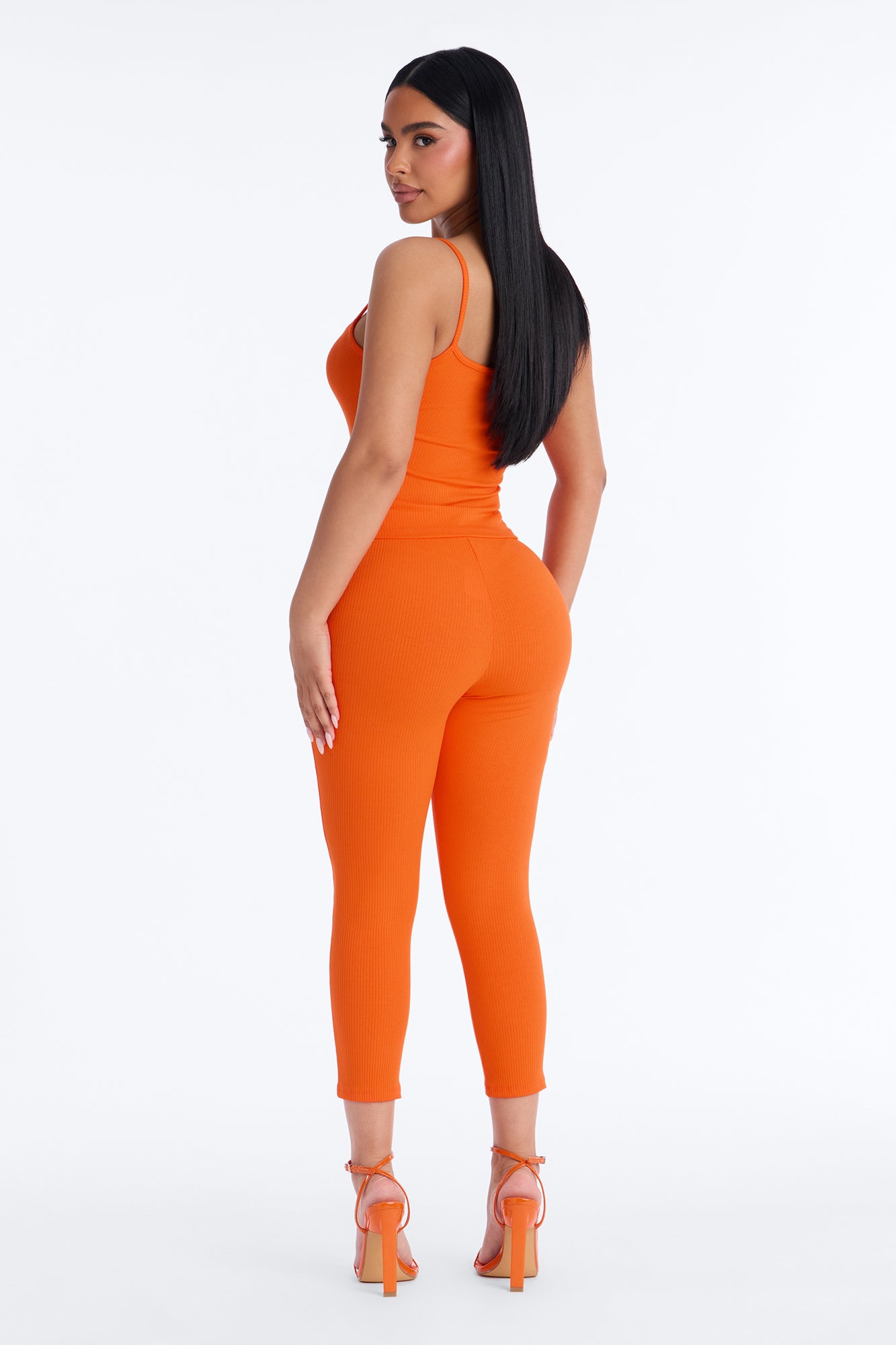 Stirling Snatched Capri Pant Set - Orange image 4