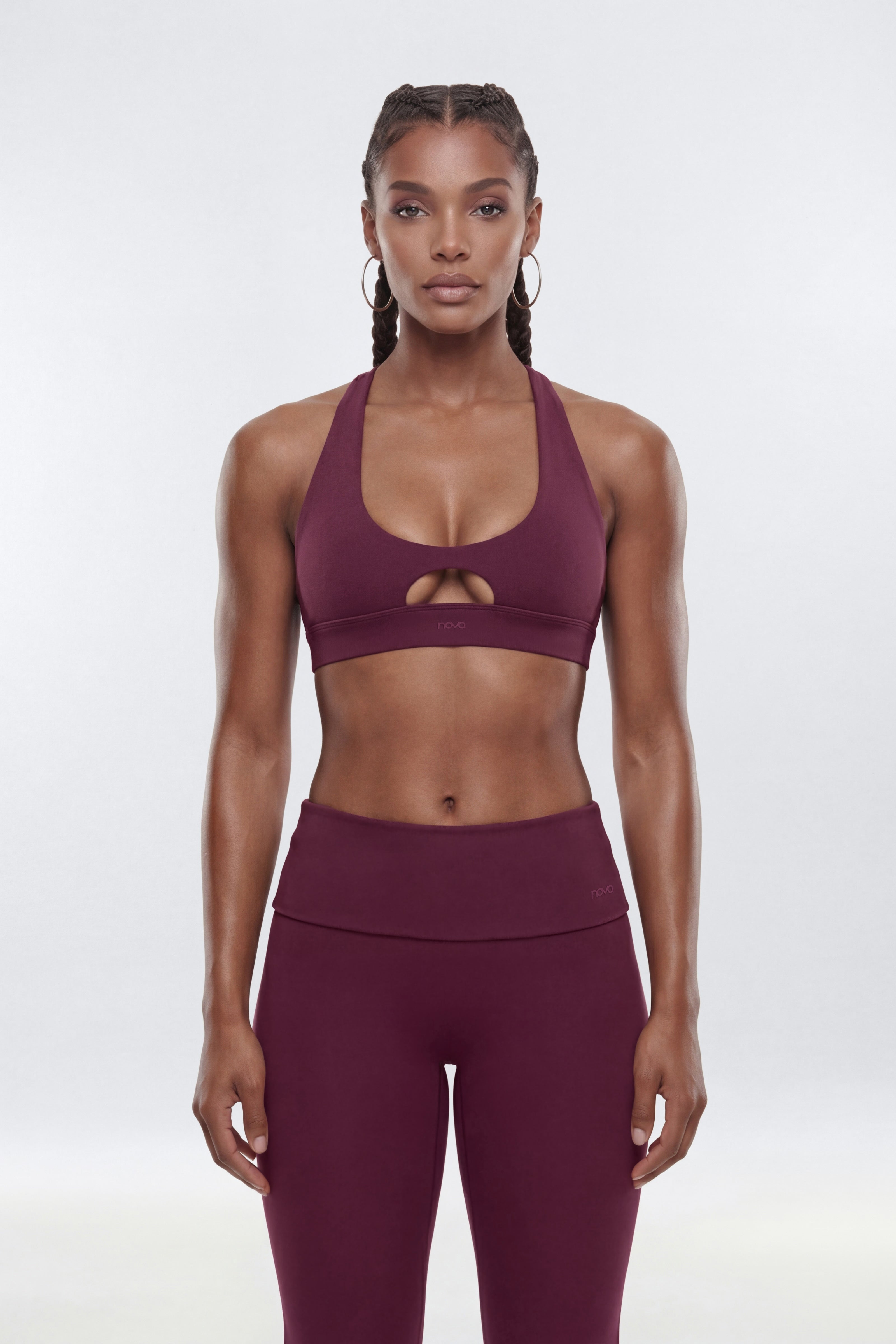 ButterSoft X Back Sports Bra - Merlot