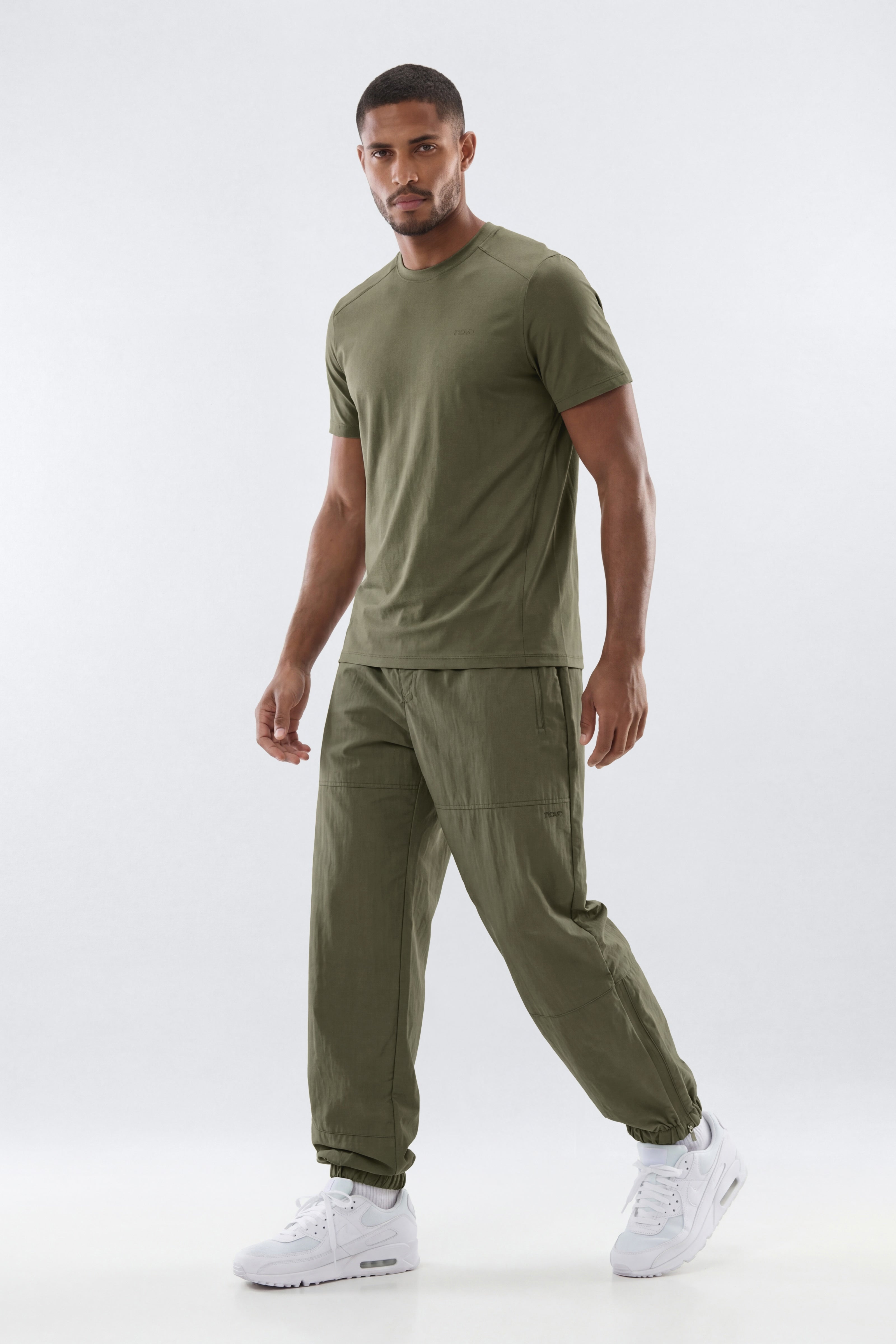 CoreNylon 32″ Track Pant - Moss