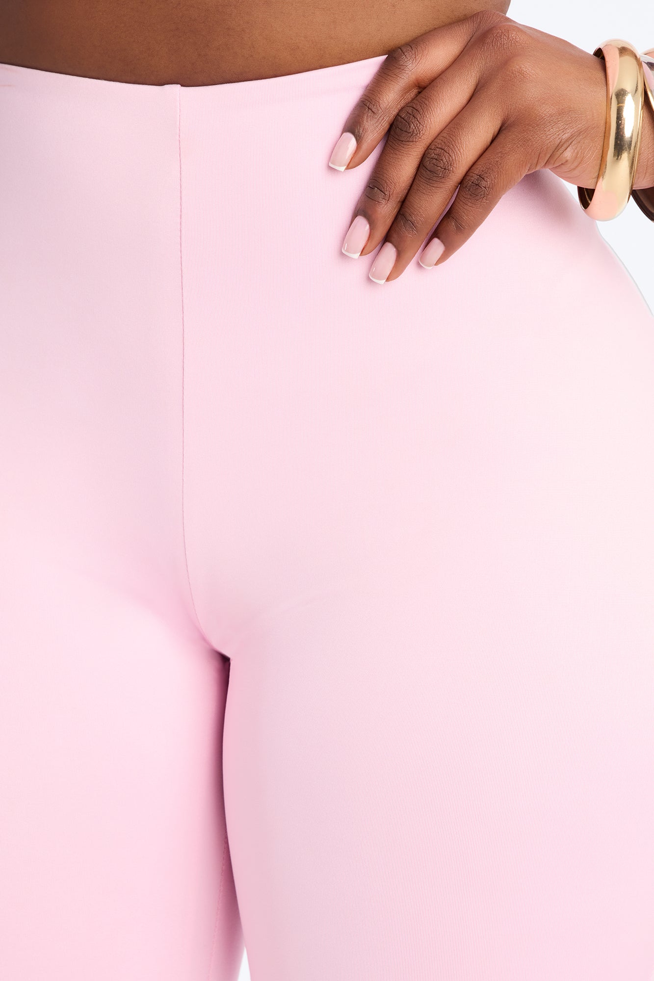 Contour Double Lined Capri Pant - Light Pink image 6