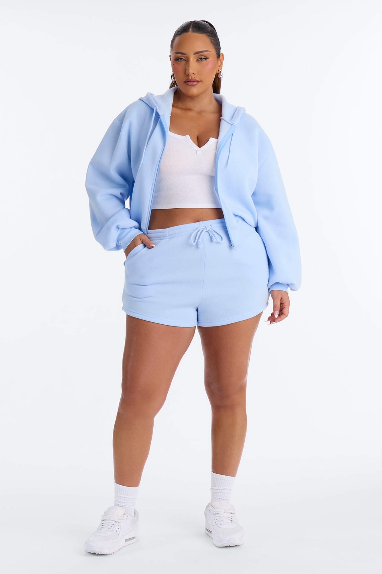 Bride To Be Fleece Short Set - Light Blue image 5