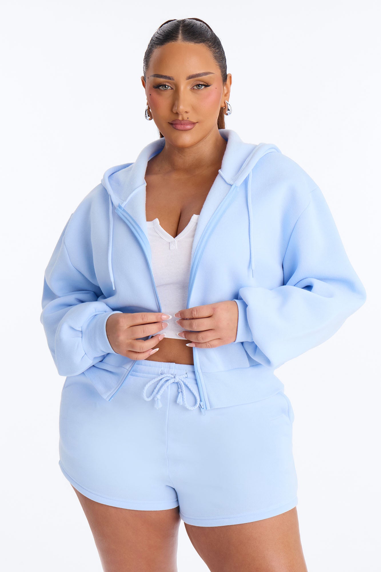 Bride To Be Fleece Short Set - Light Blue image 6