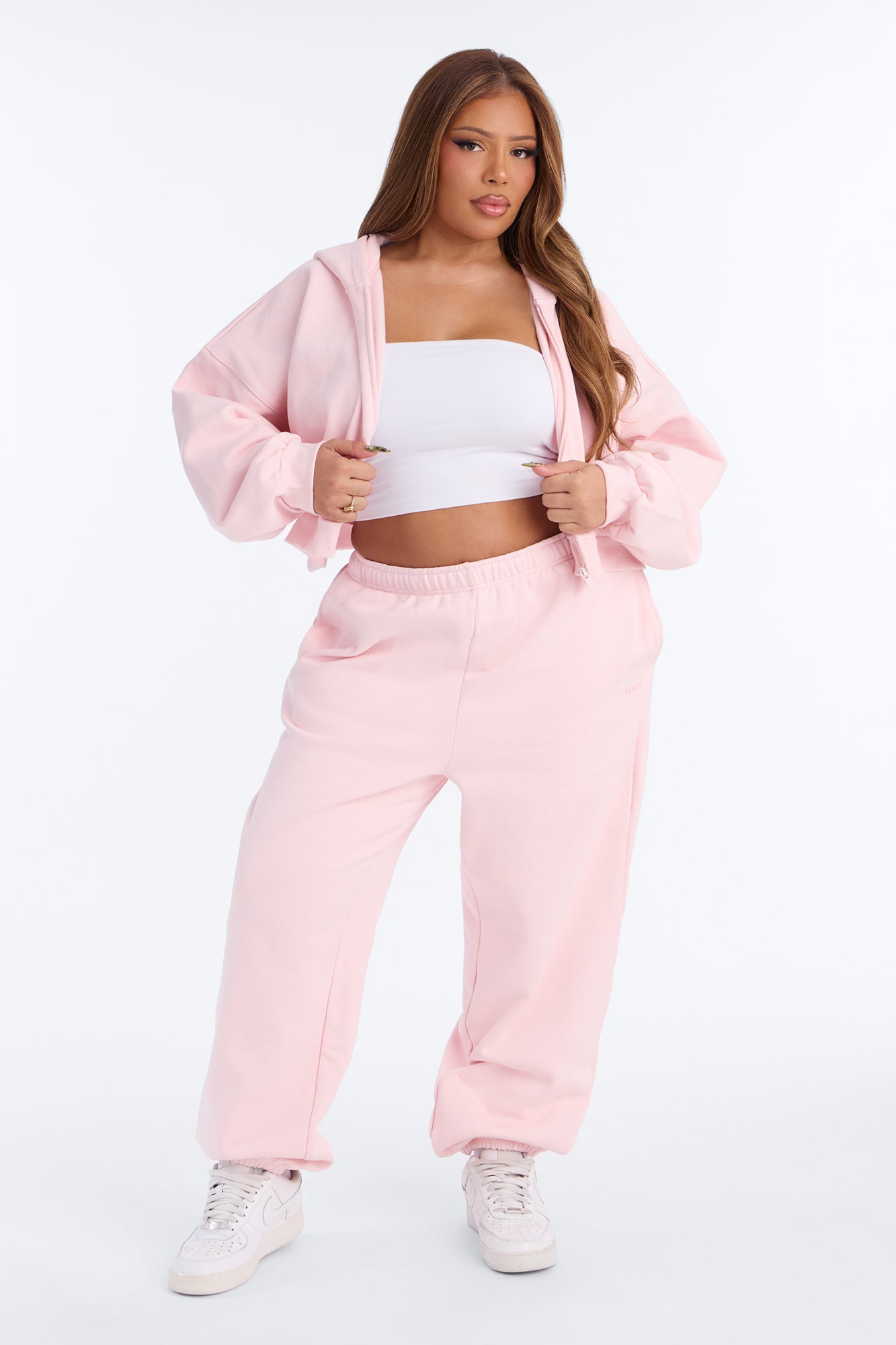 Libby Fleece Jogger Sweatpant - Pink