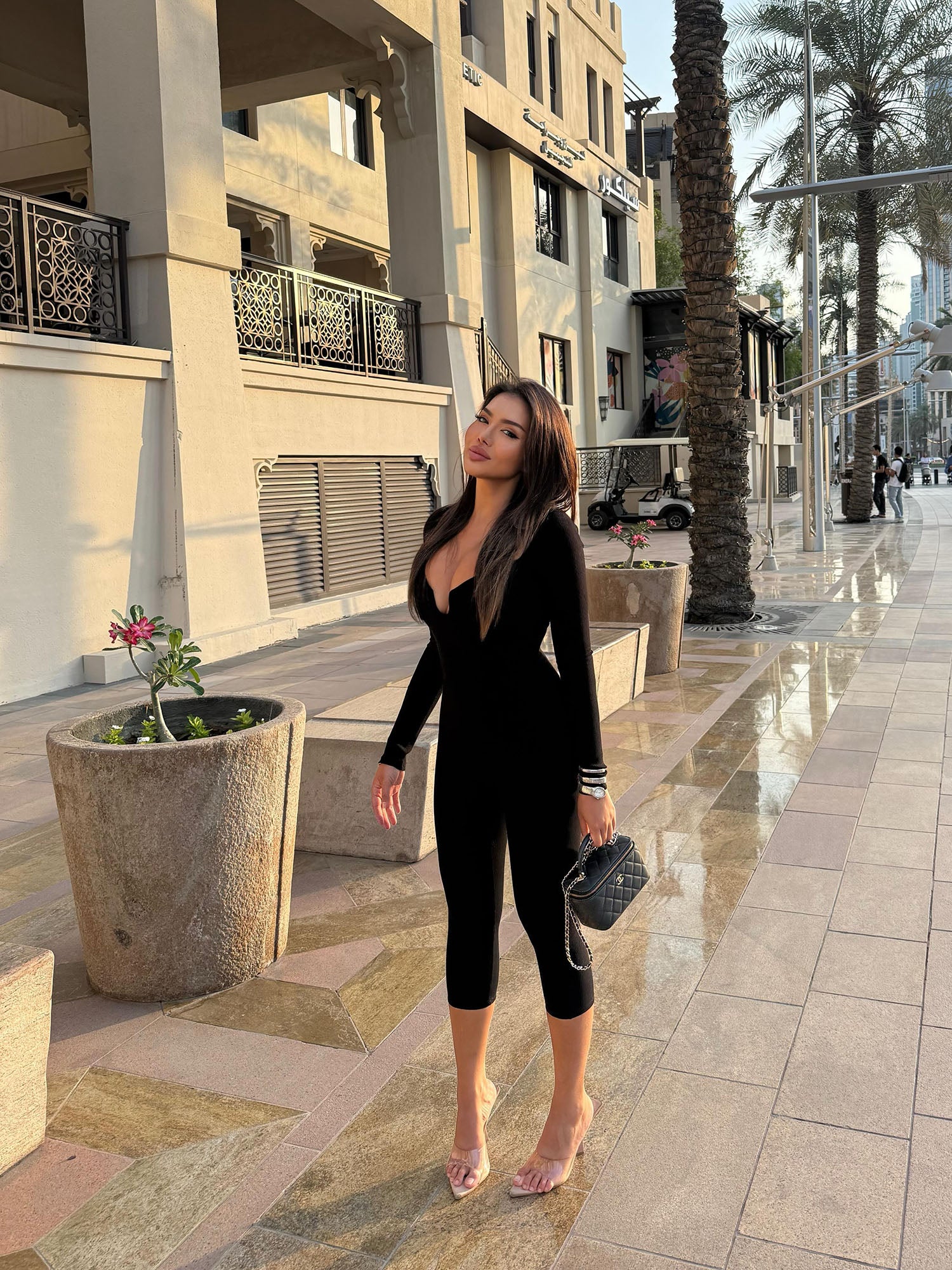 Scarlett Snatched Capri Jumpsuit - Black image 5
