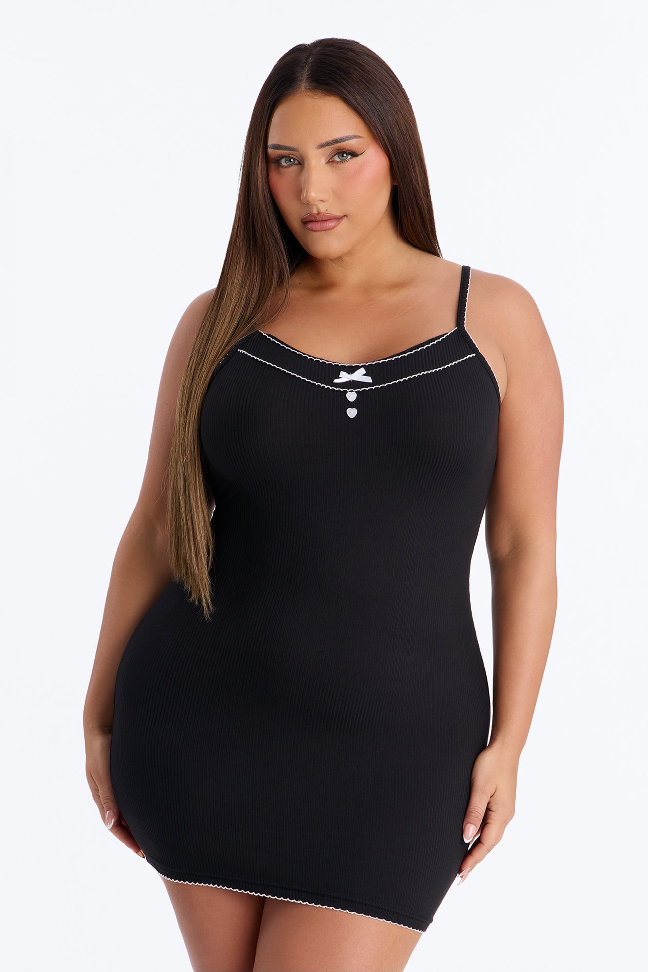 So Charming PJ Nightgown - Black