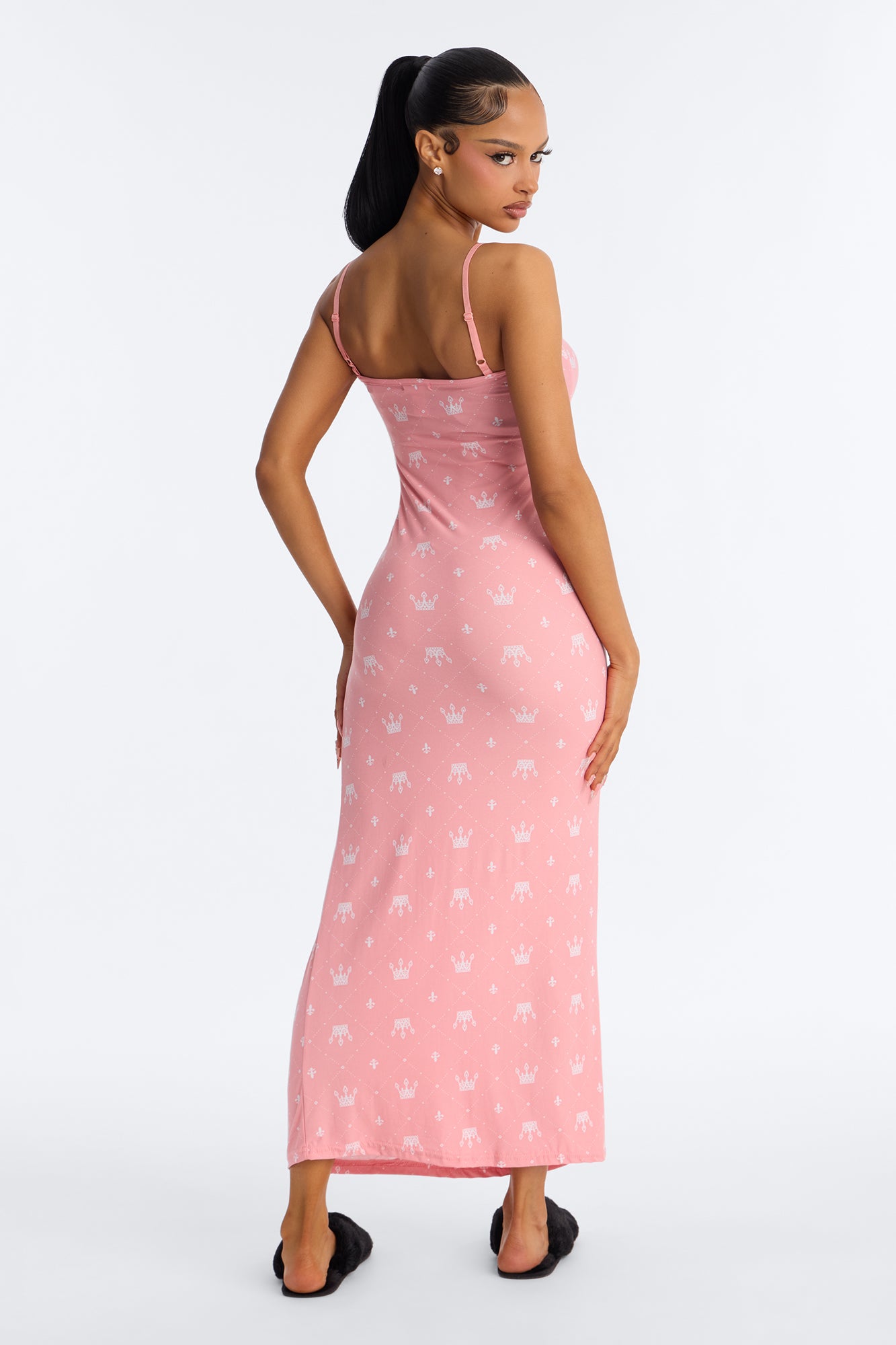 The Queen Is Sleeping PJ Nightgown - Pink image 7