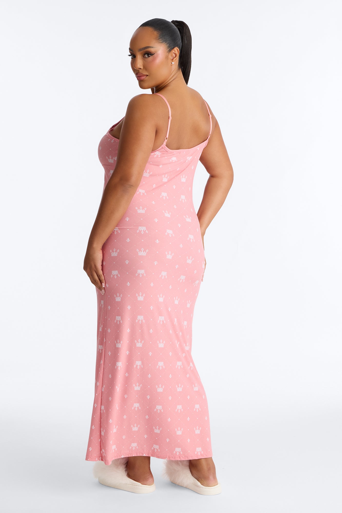 The Queen Is Sleeping PJ Nightgown - Pink image 4