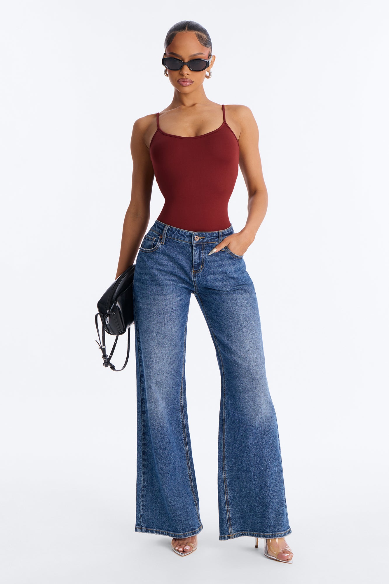 Carrie Everyday Cami Top - DarkRed