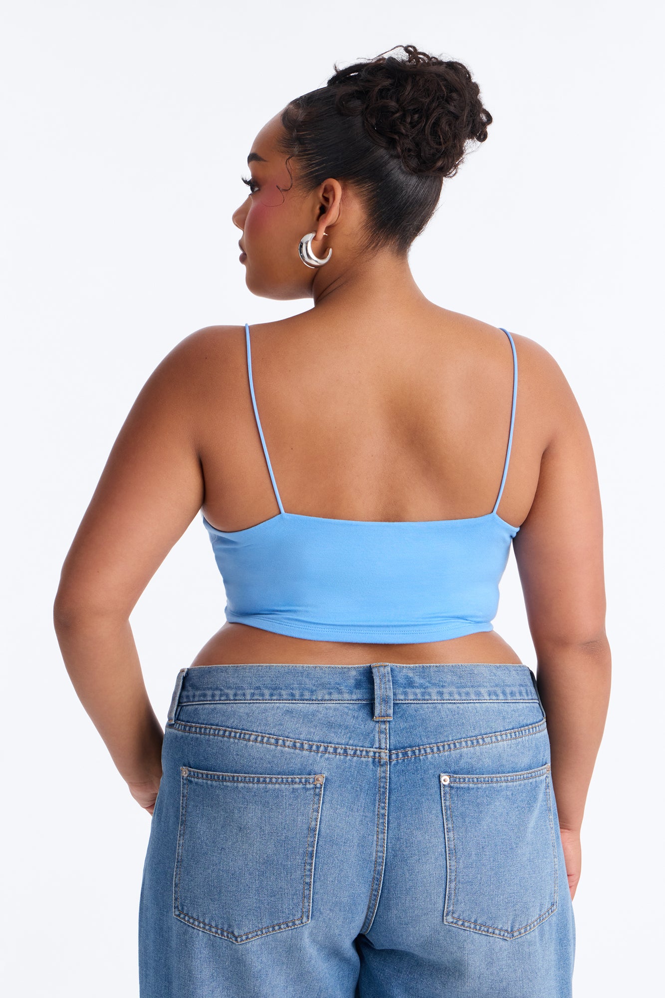 Kiki Super Cropped Top - Periwinkle image 6