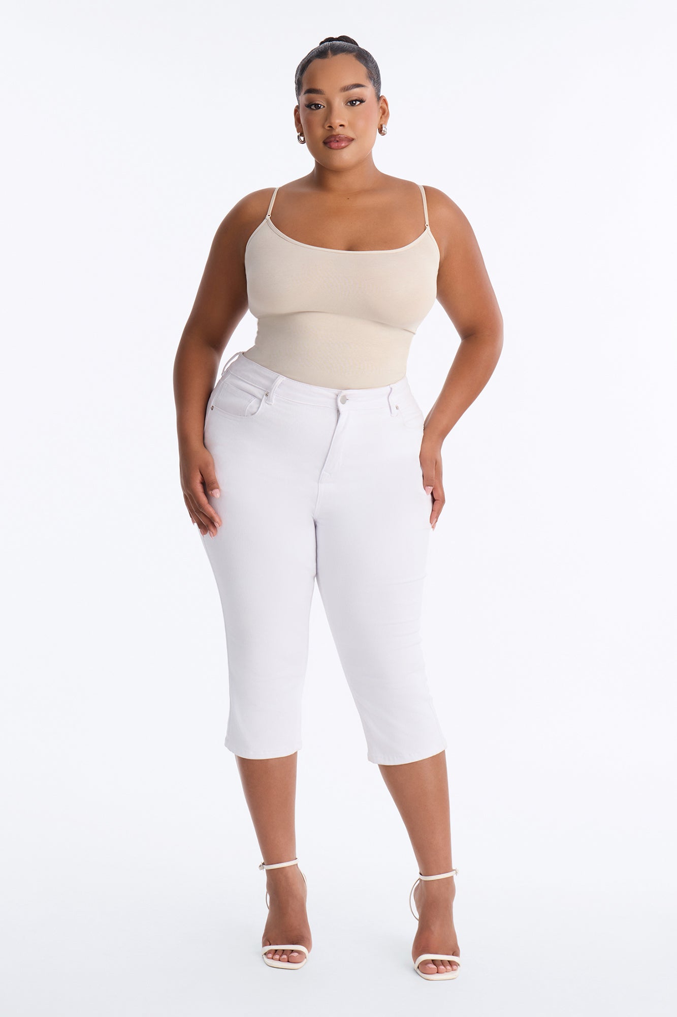 Sara Cami Top - Stone