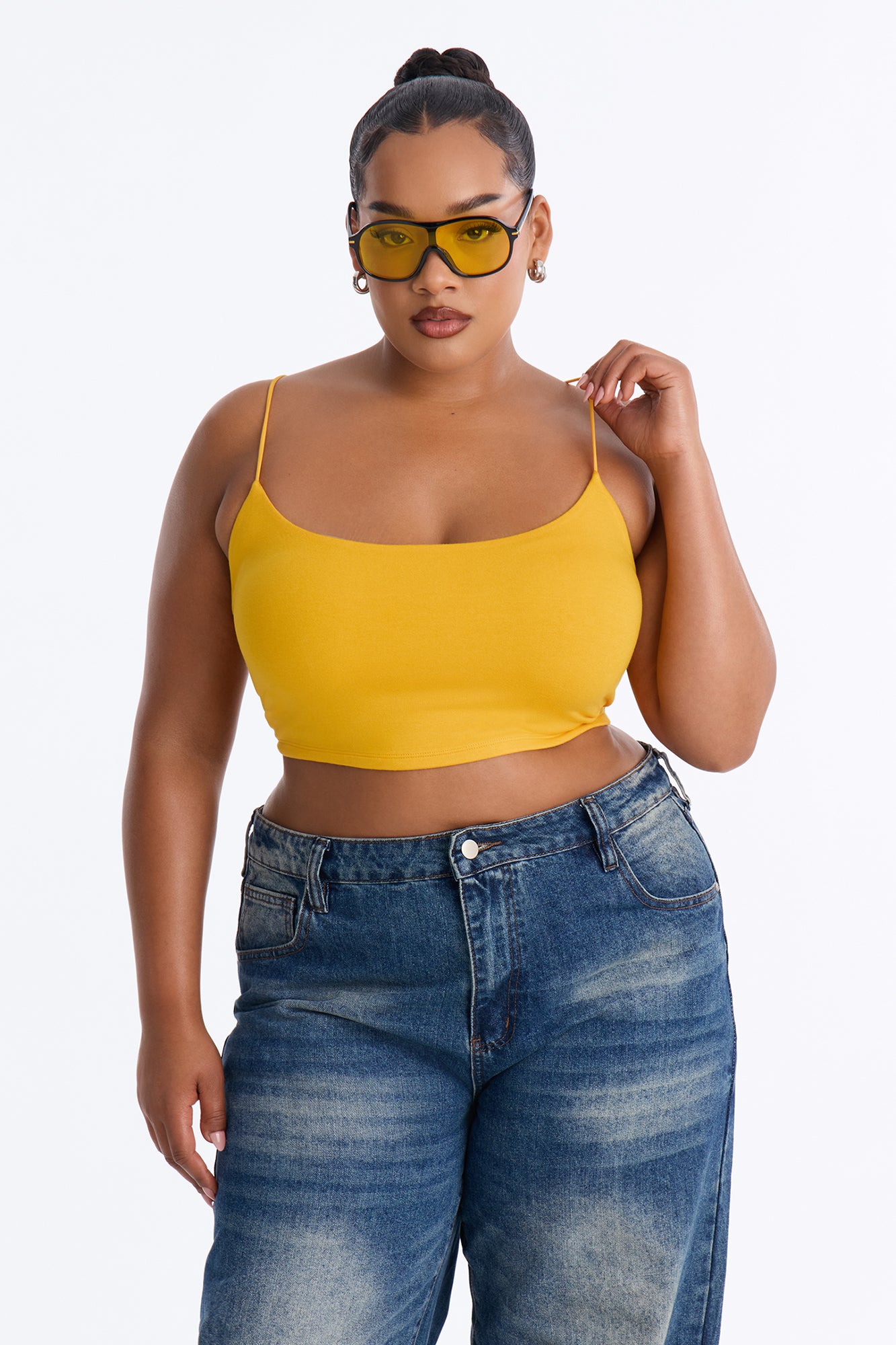 Kiki Super Cropped Top - Orange image 6