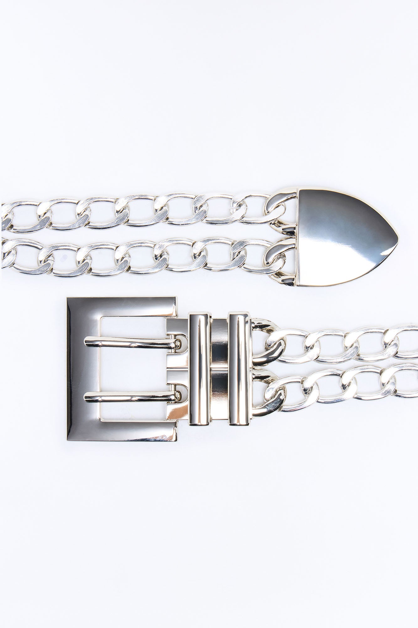 Space Age Chain Belt - Silver
