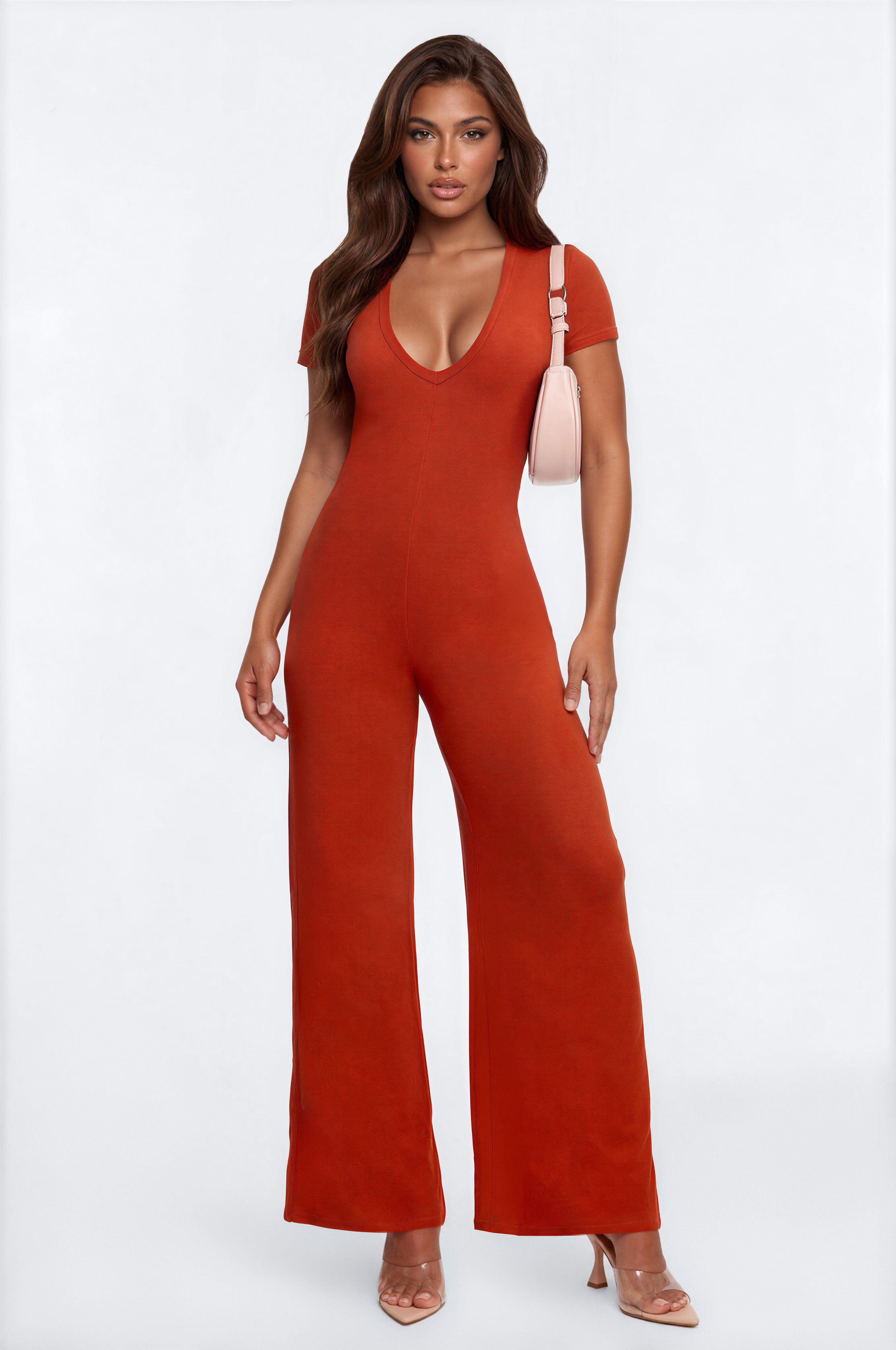 Perfect Weekend Jumpsuit - Rust
