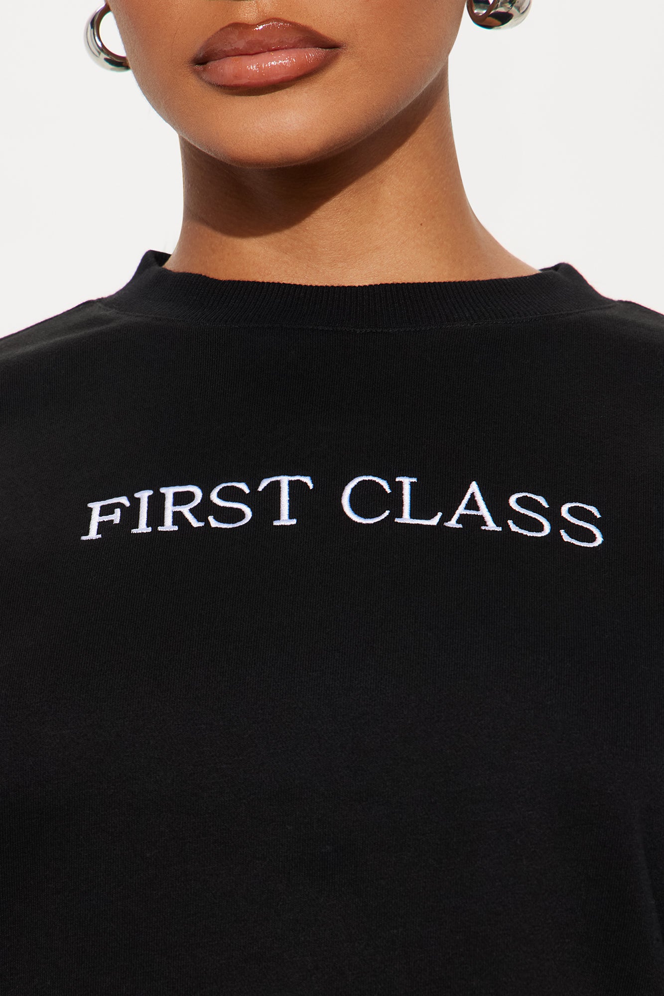 First Class Only Pant Set - Black