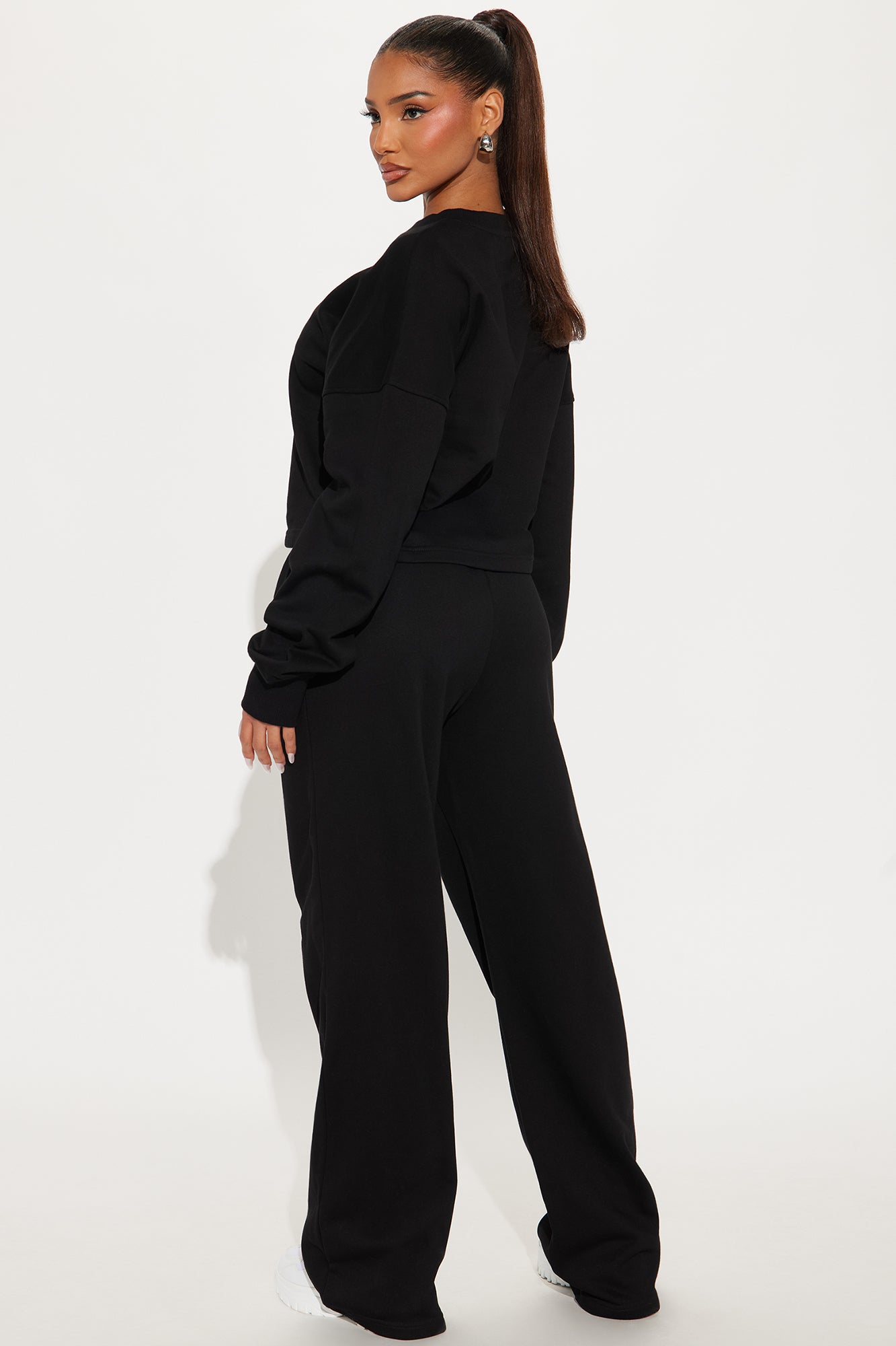 First Class Only Pant Set - Black