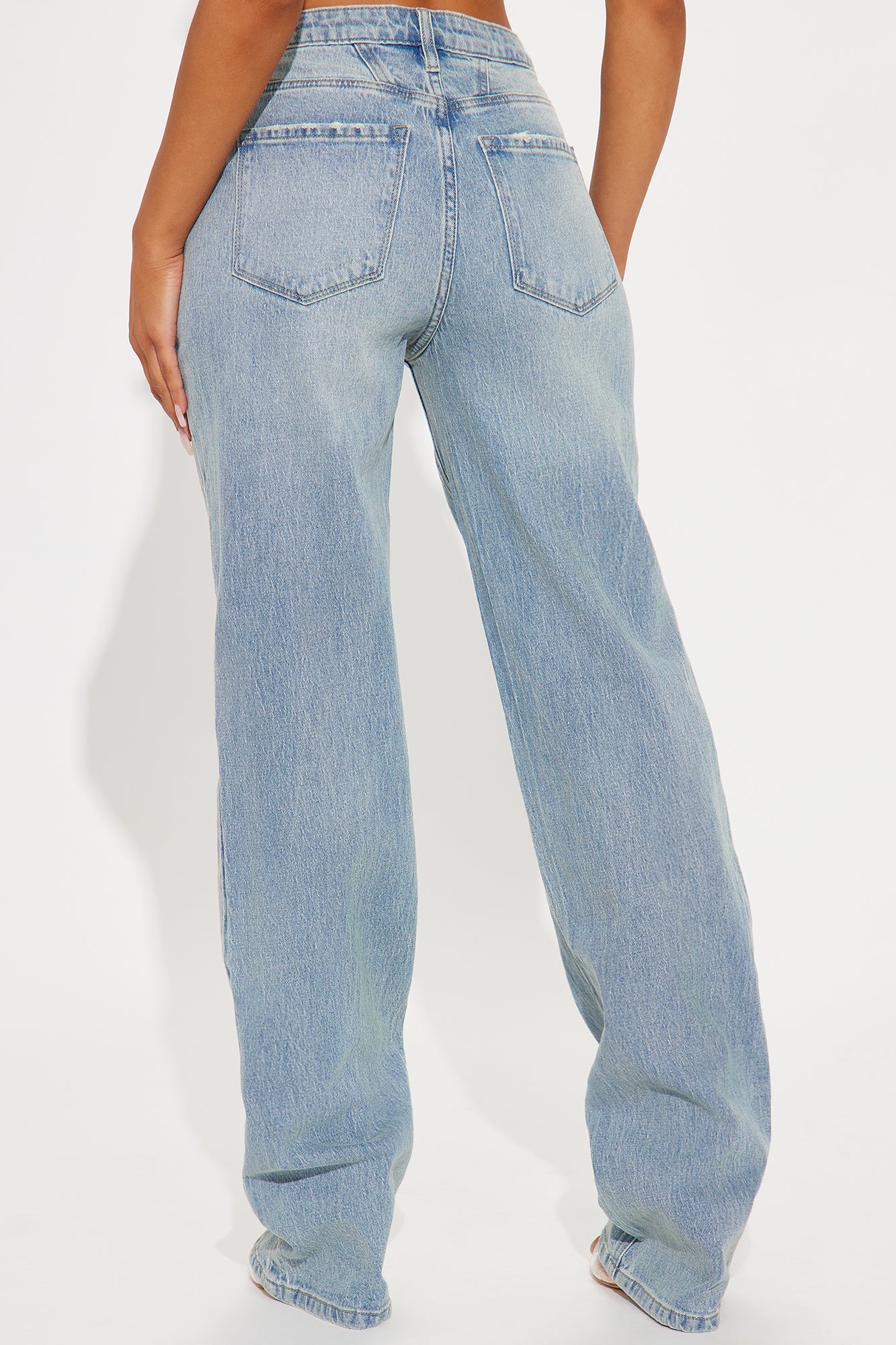 Tall Deserved It Stretch Straight Leg Jeans - Light Wash