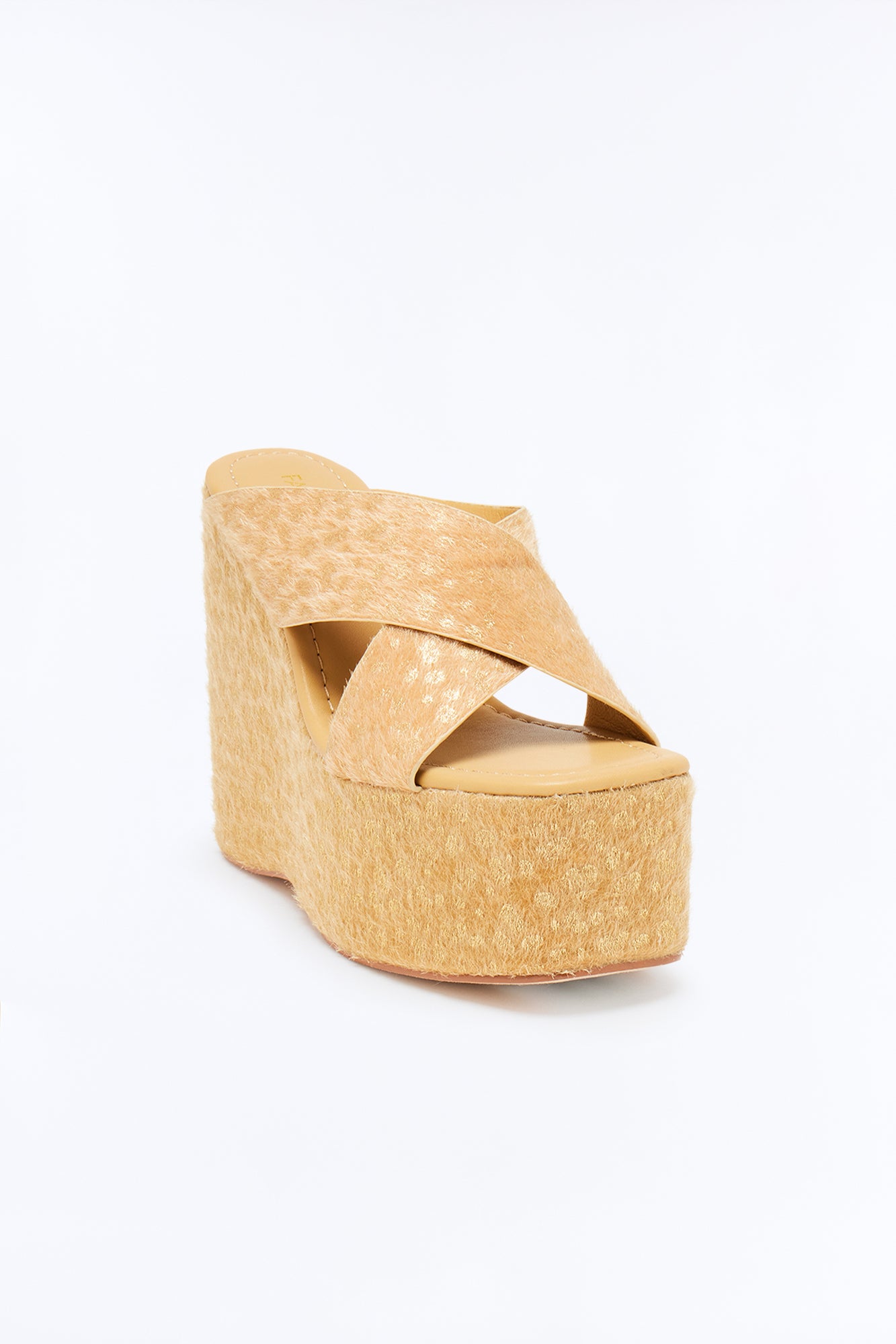 Iolana Ultra Platform Wedges - Beige