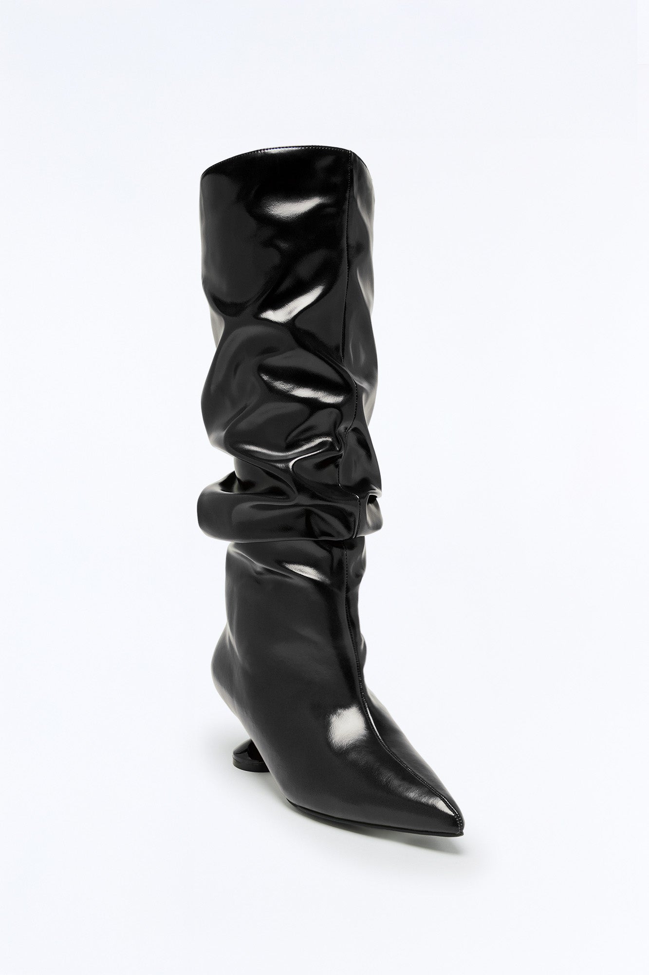 Lexanne Ruched Boots - Black