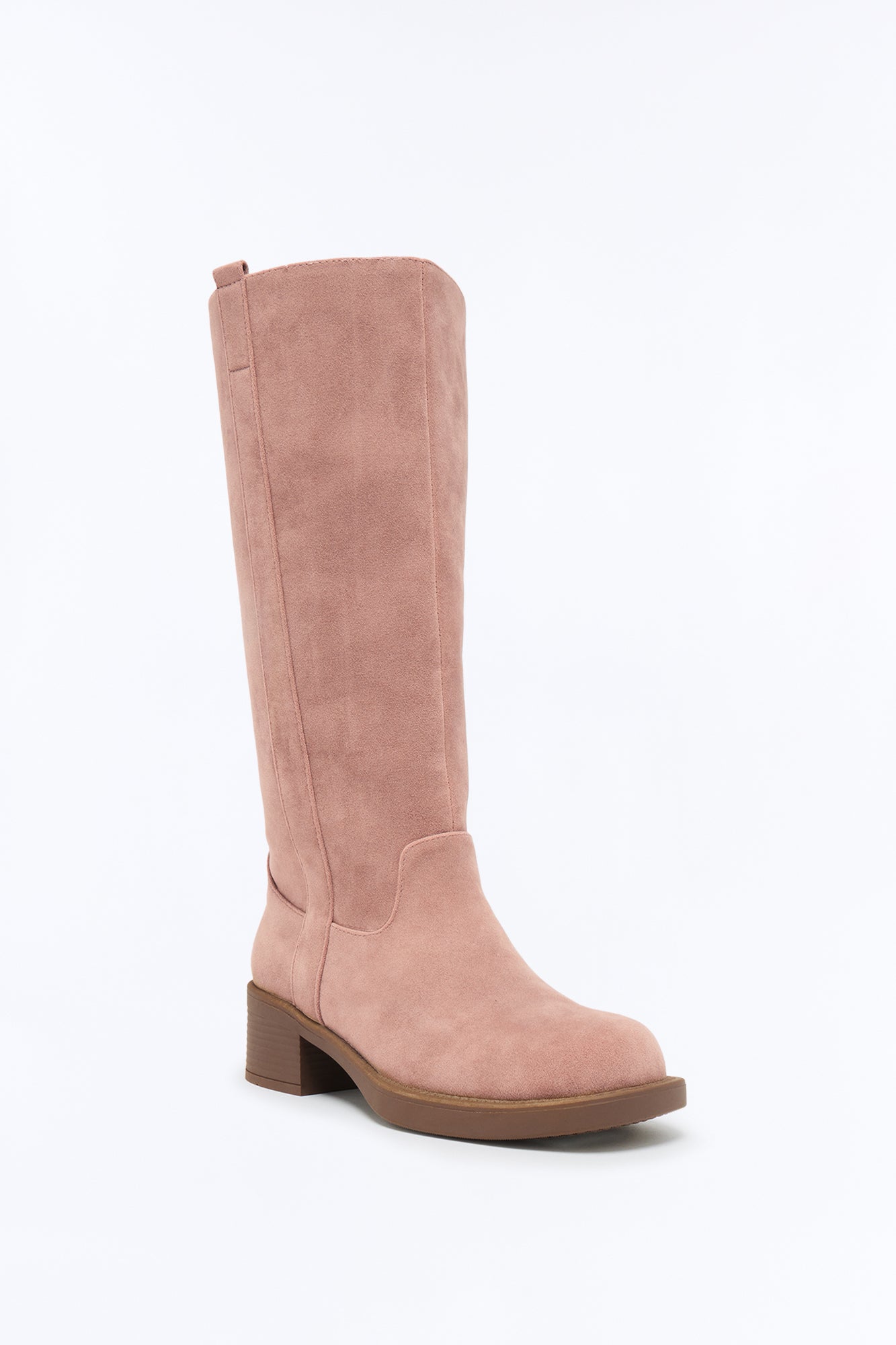 Rhena Knee High Boots - Blush