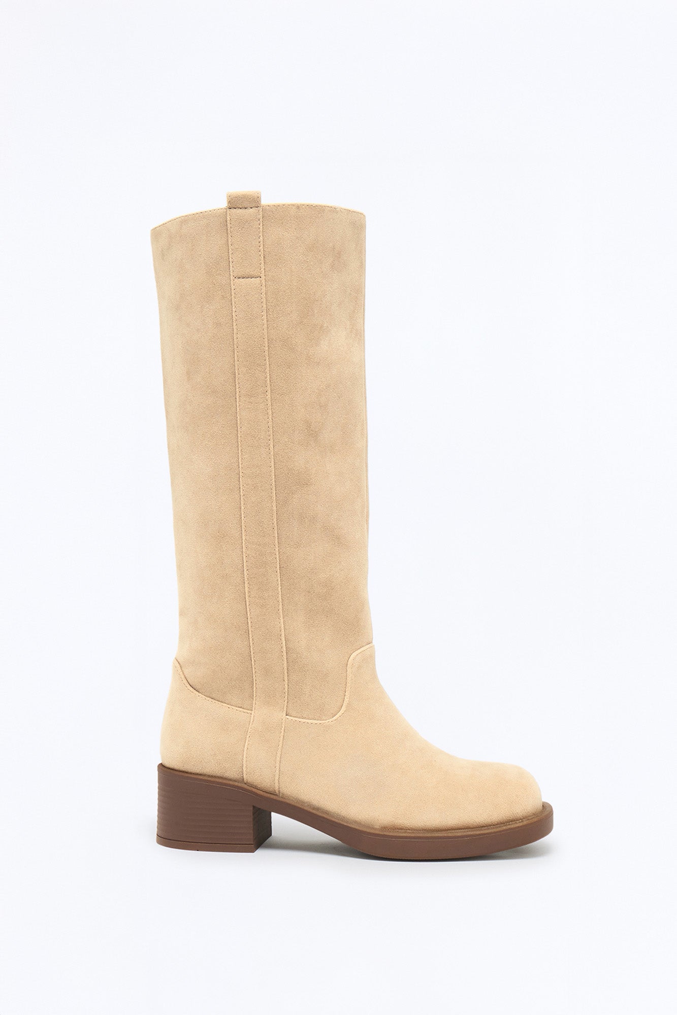 Rhena Knee High Boots - Sand