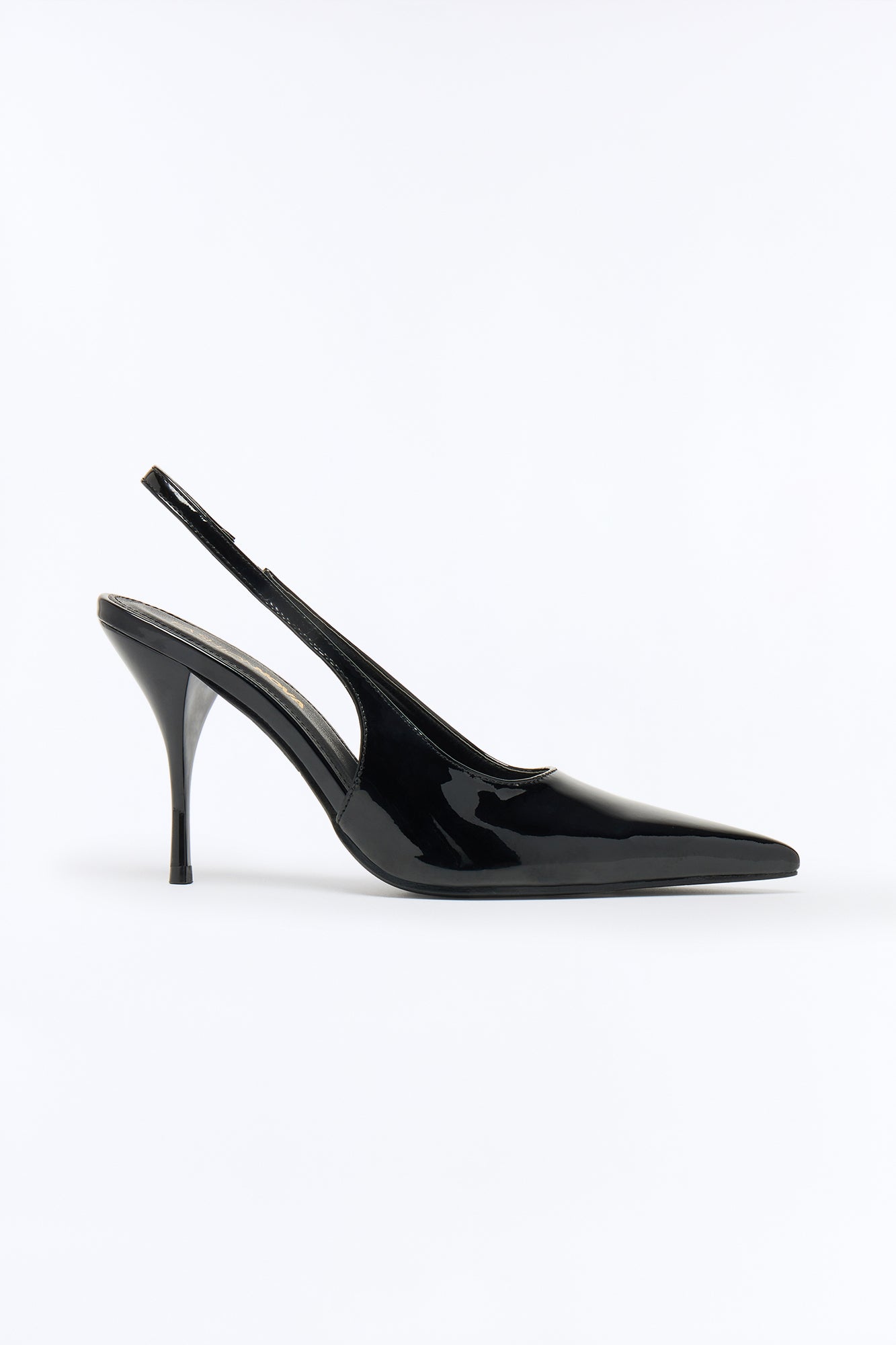 Devilish Patent Slingback Pumps - Black
