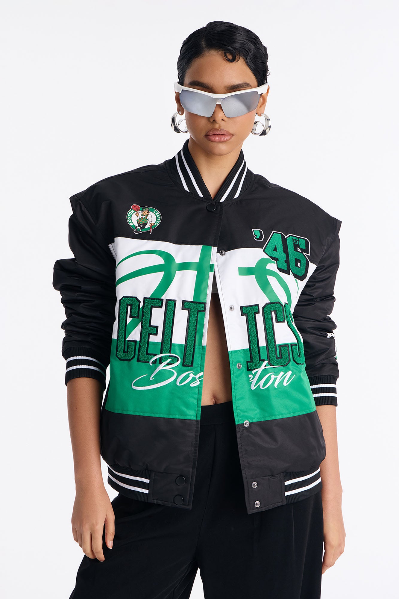 NBA Boston Celtics Twill Jacket - Black