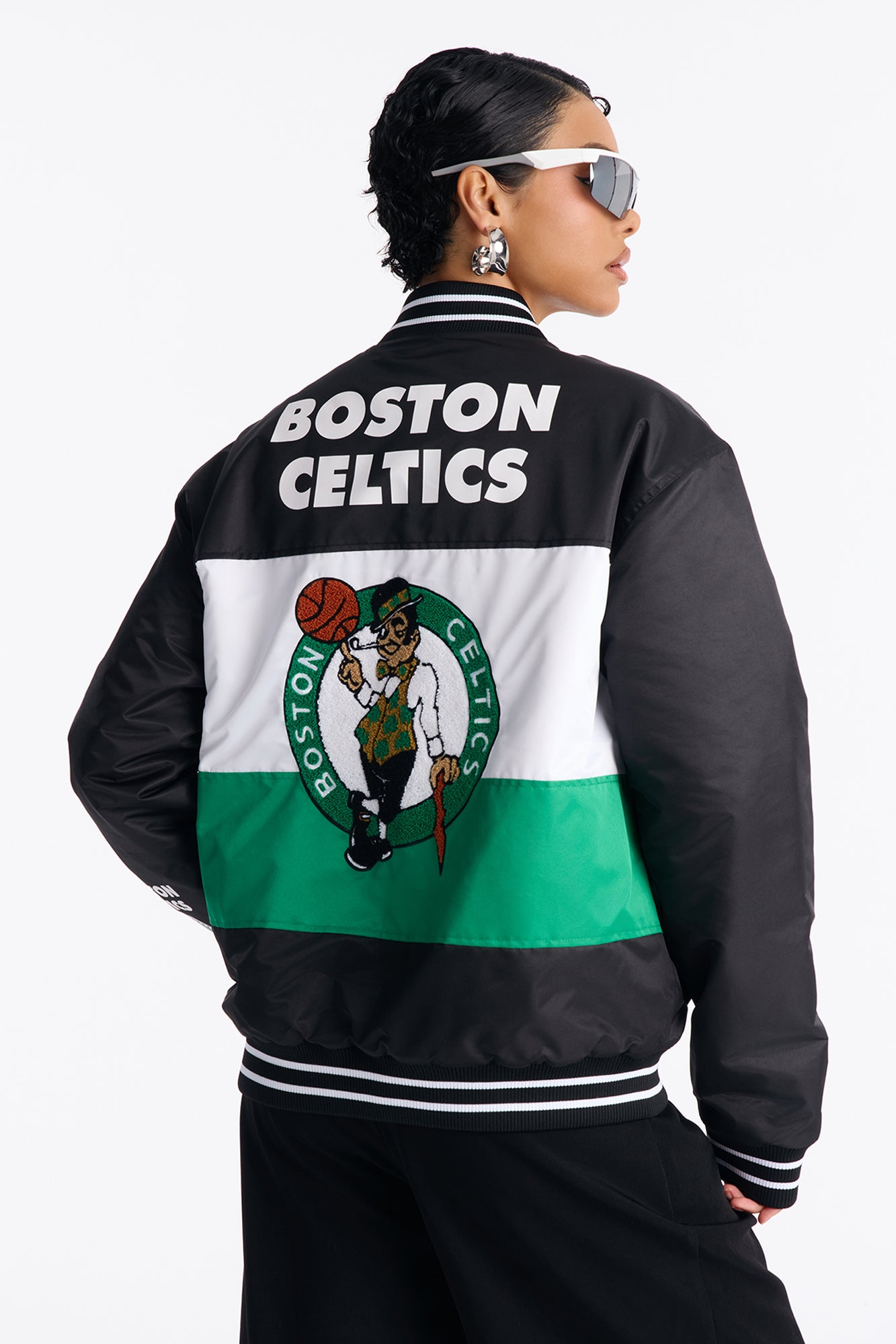 NBA Boston Celtics Twill Jacket - Black