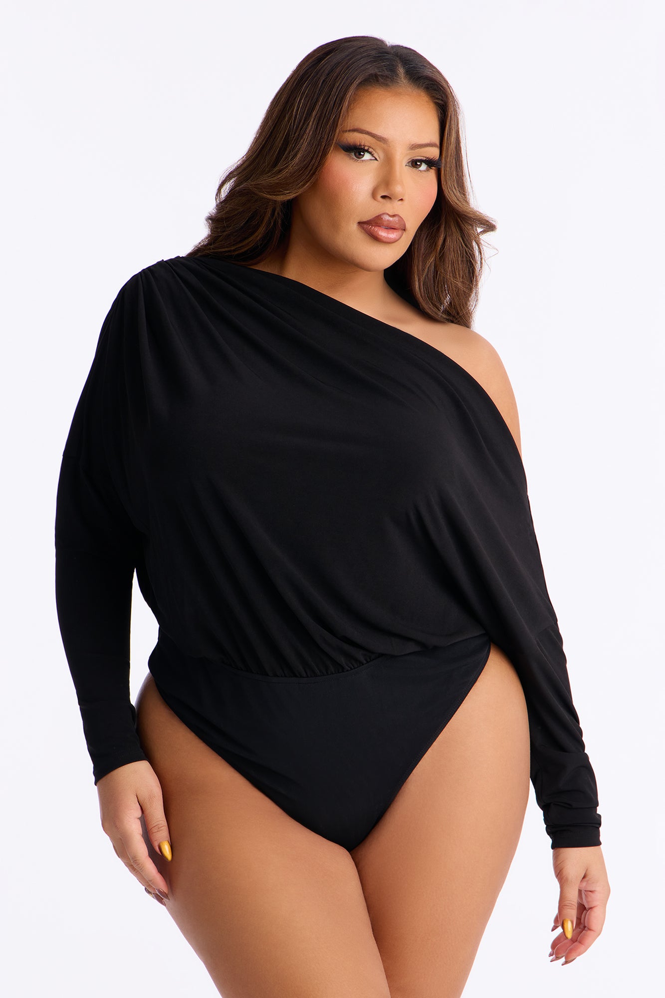 Define Me 3 Piece Scarf Pant Set - Black