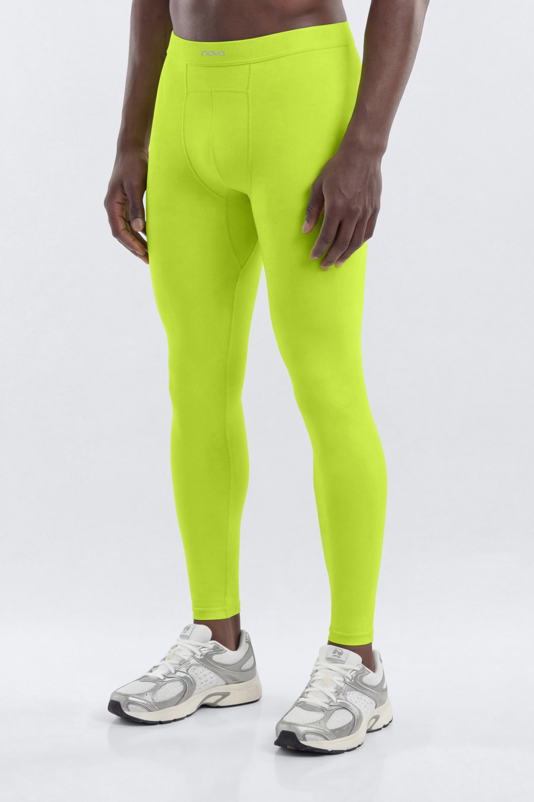 PowerFlex™ Compression 28″ Active Tights - Neon Yellow