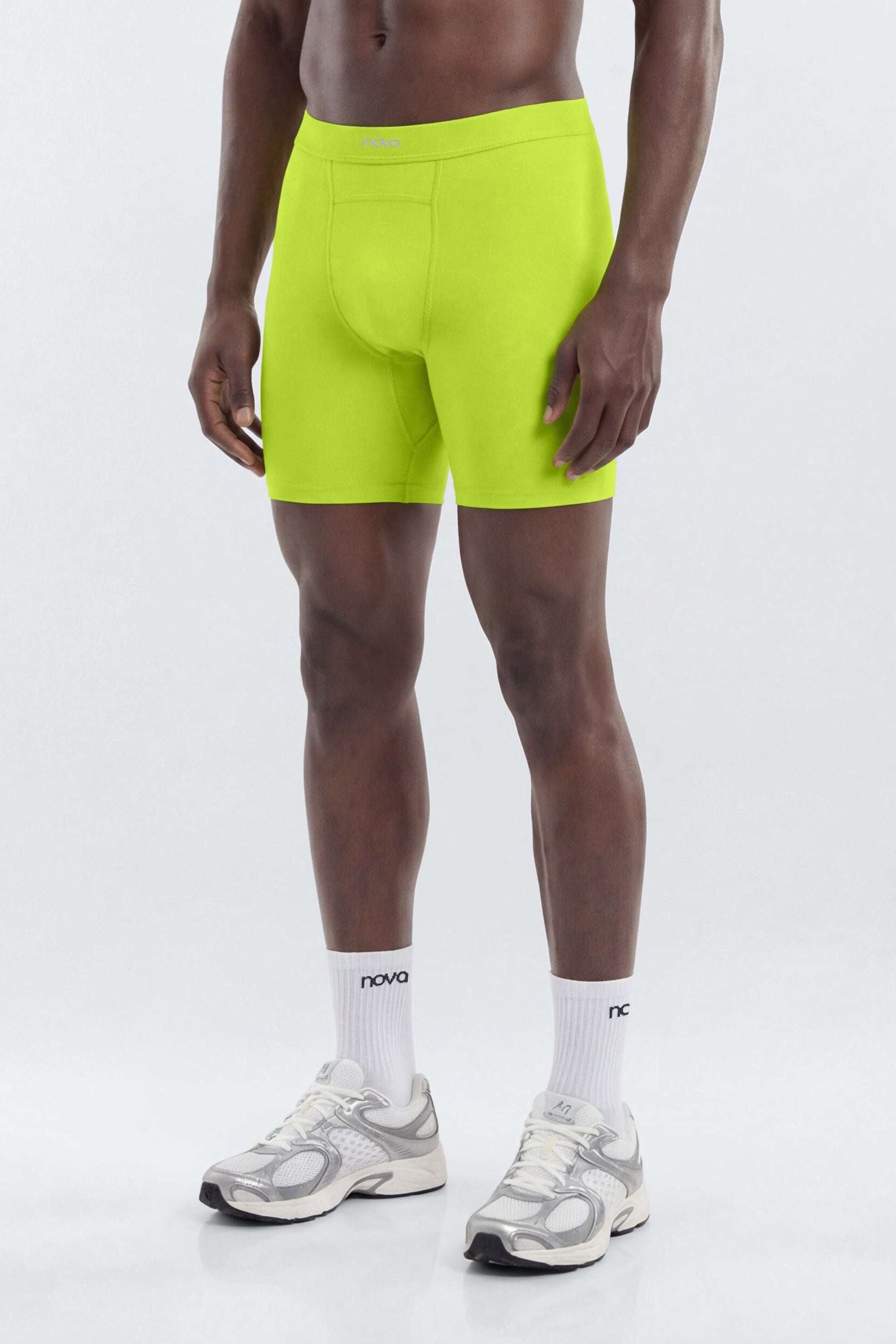 PowerFlex™ Compression 7″ Active Shorts - Neon Yellow