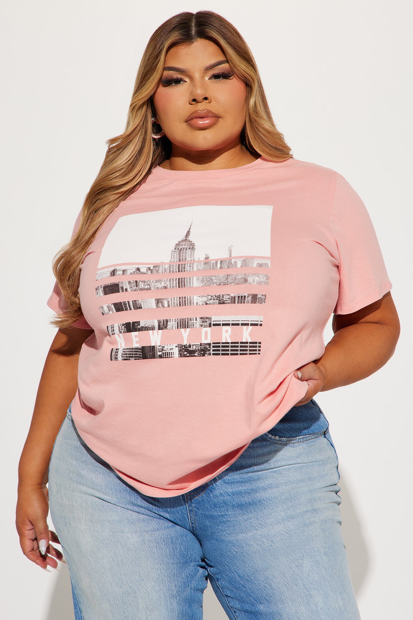 The Big City Short Sleeve Top - Mauve