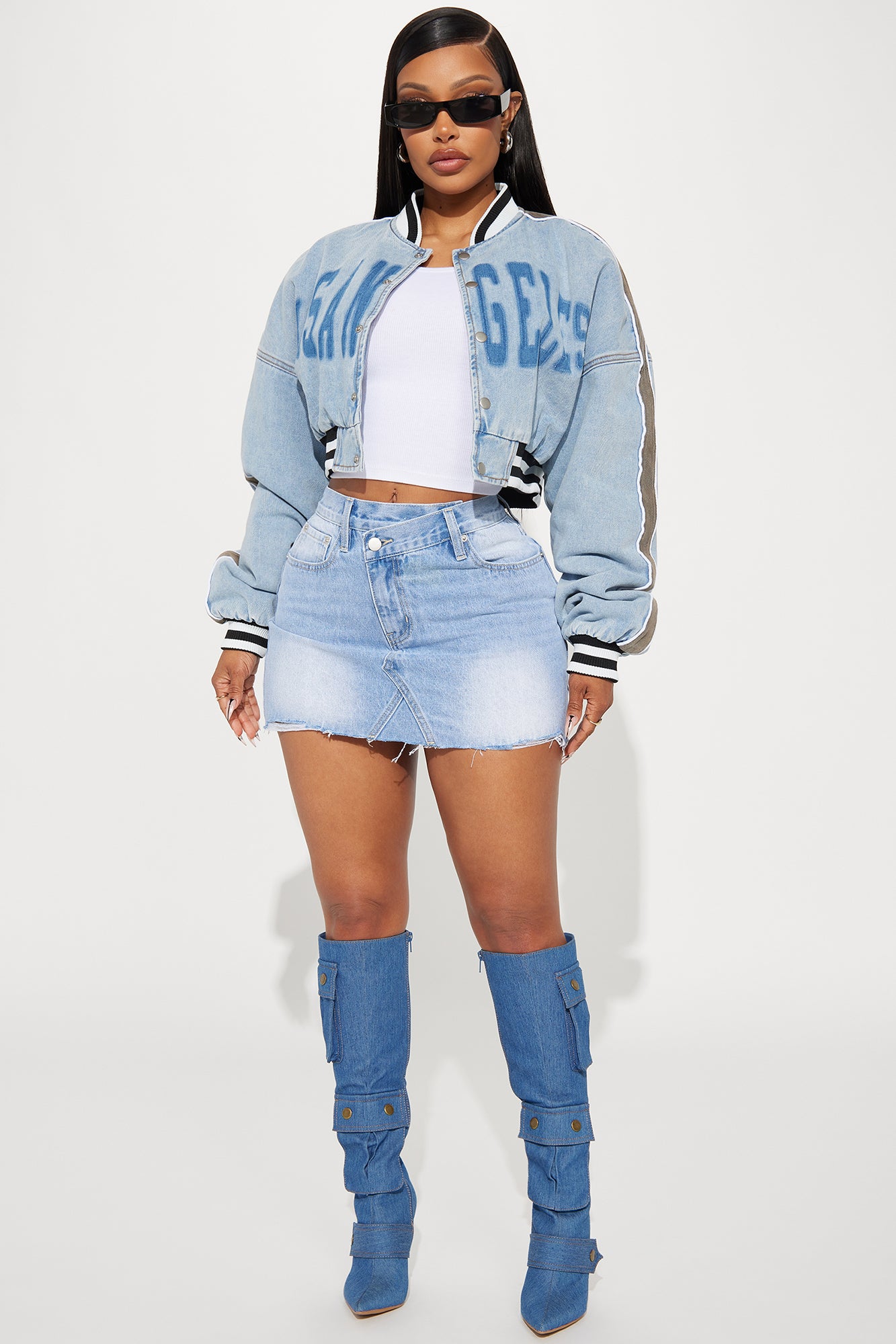 Kendall Denim Mini Skirt - Light Wash