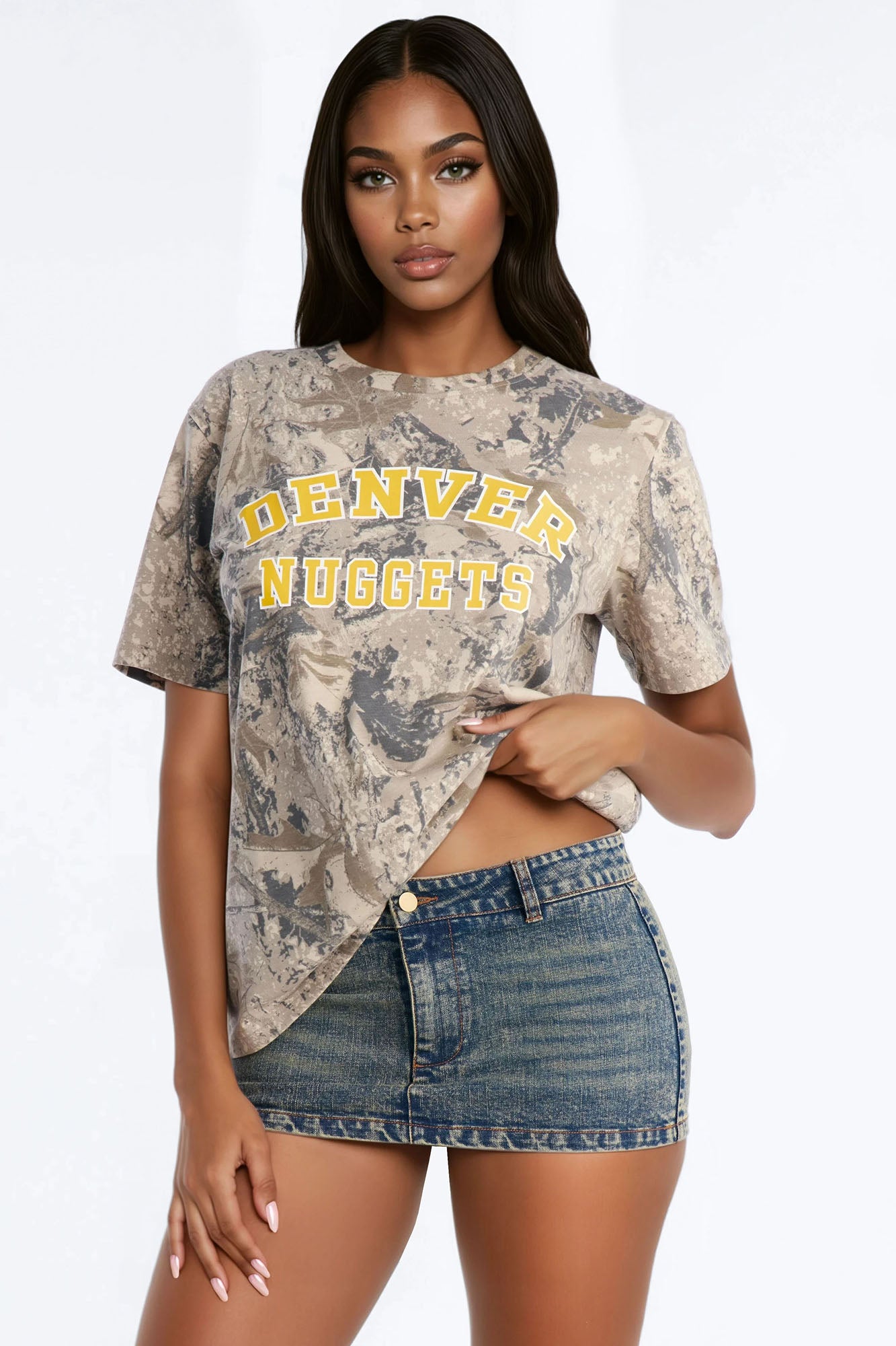 NBA Denver Nuggets Camo Tee - Camouflage