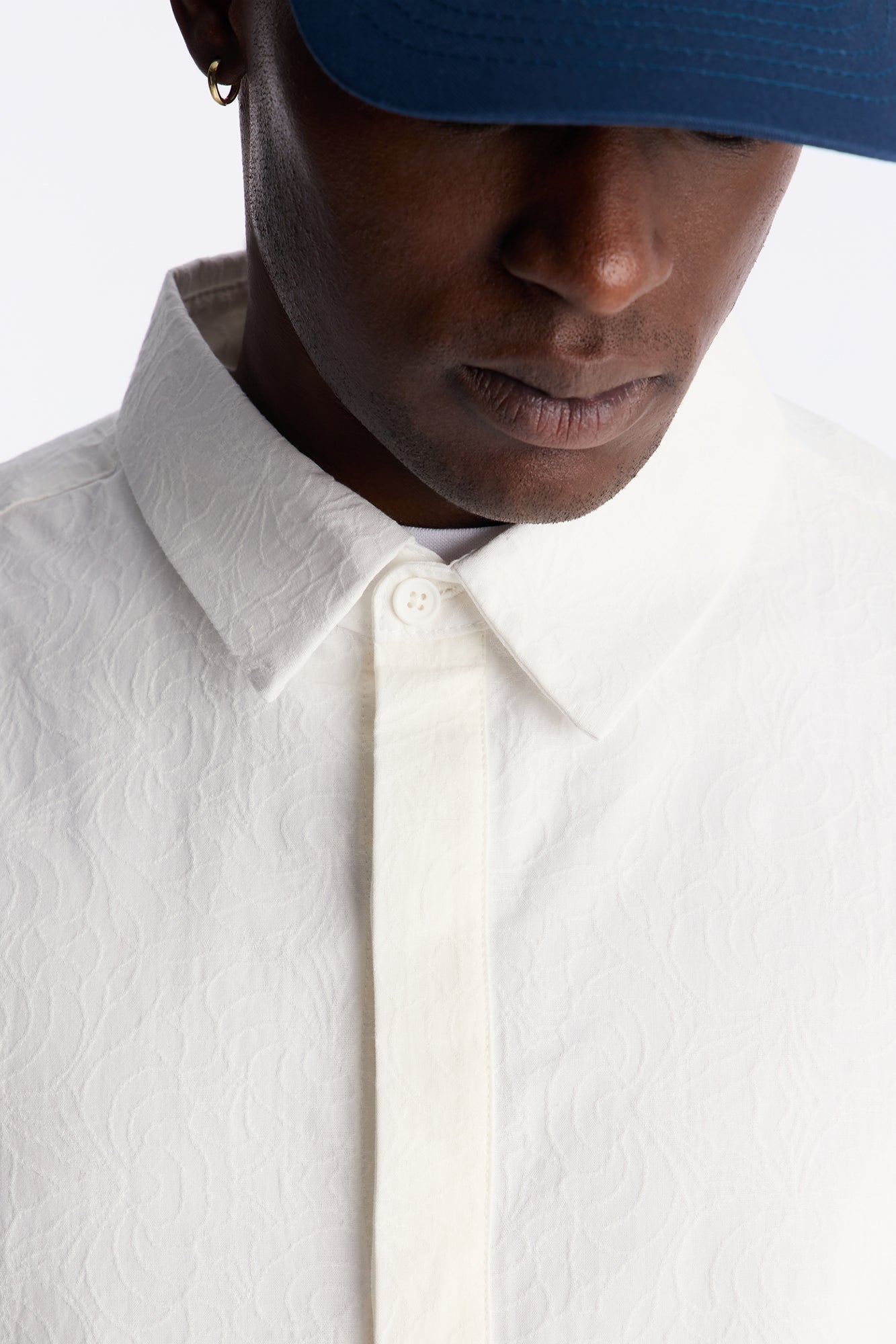 Pure Romance Button Up Shirt - White