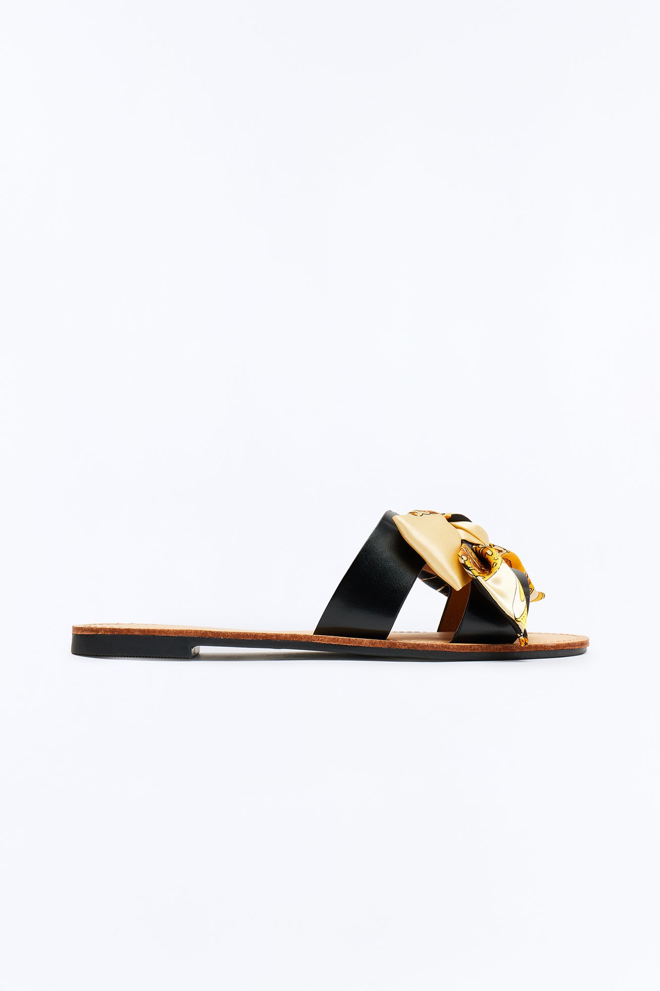 Maldives Bow Slip On Sandals - Black