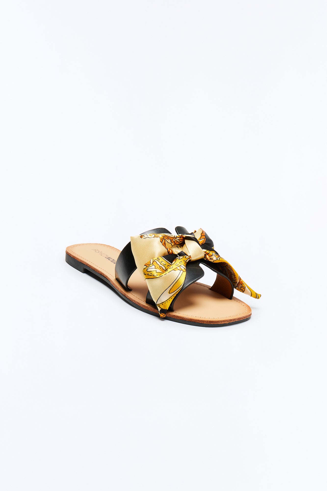 Maldives Bow Slip On Sandals - Black