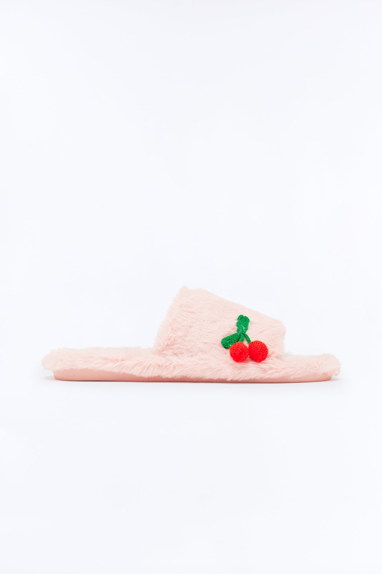 Cherry Charm Slippers - Pink