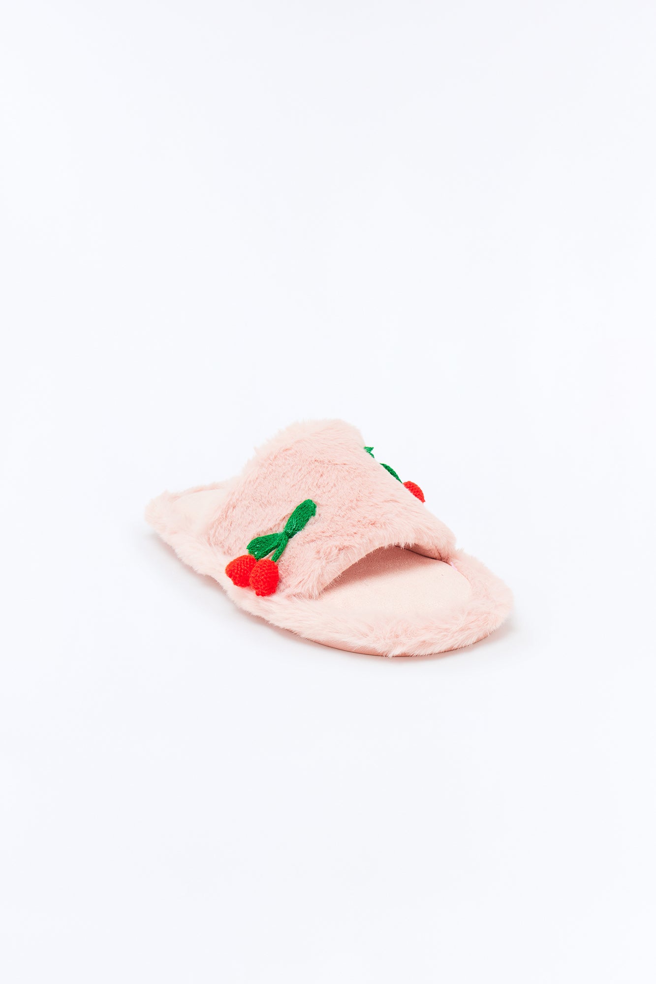 Cherry Charm Slippers - Pink