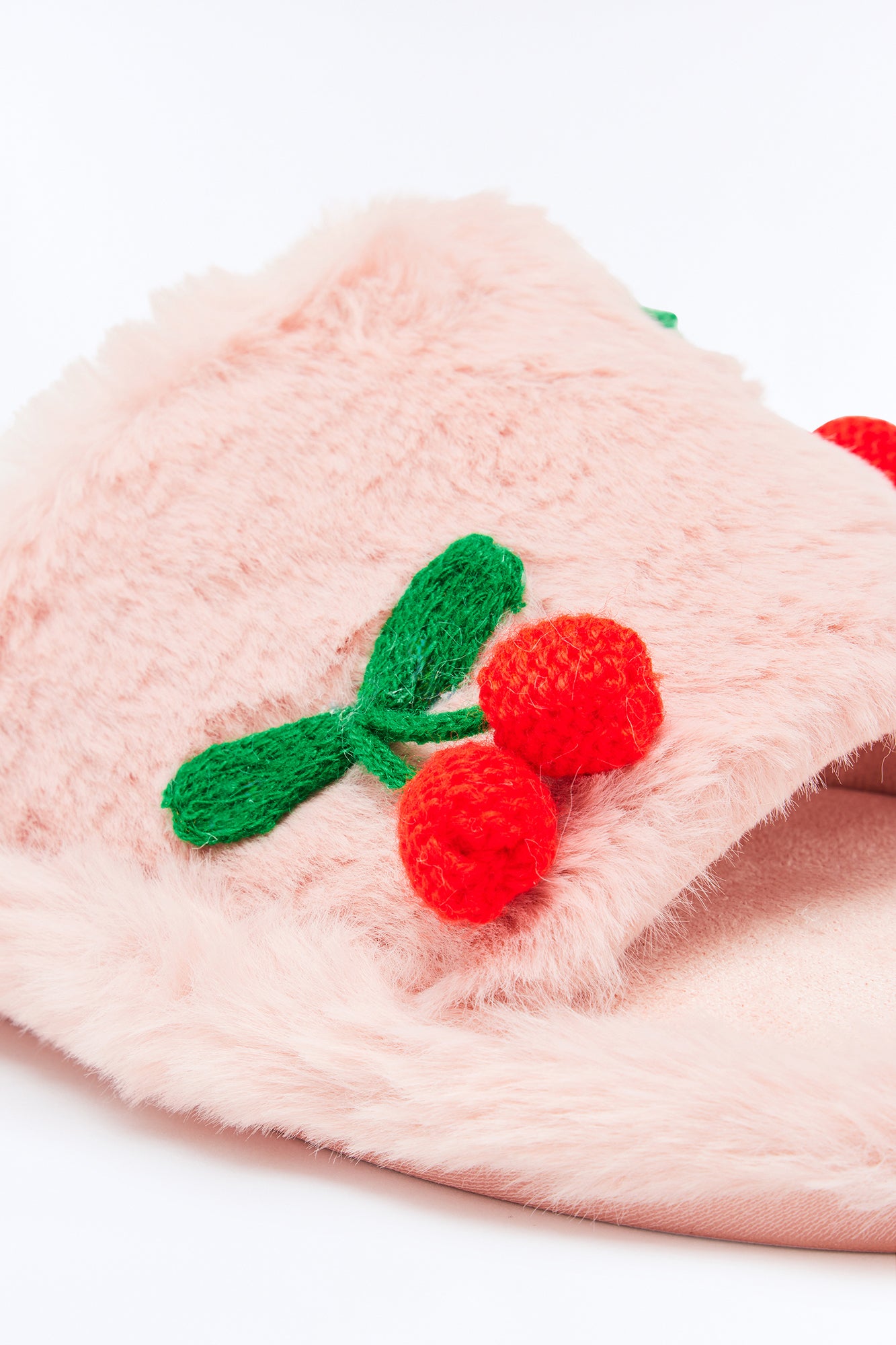 Cherry Charm Slippers - Pink