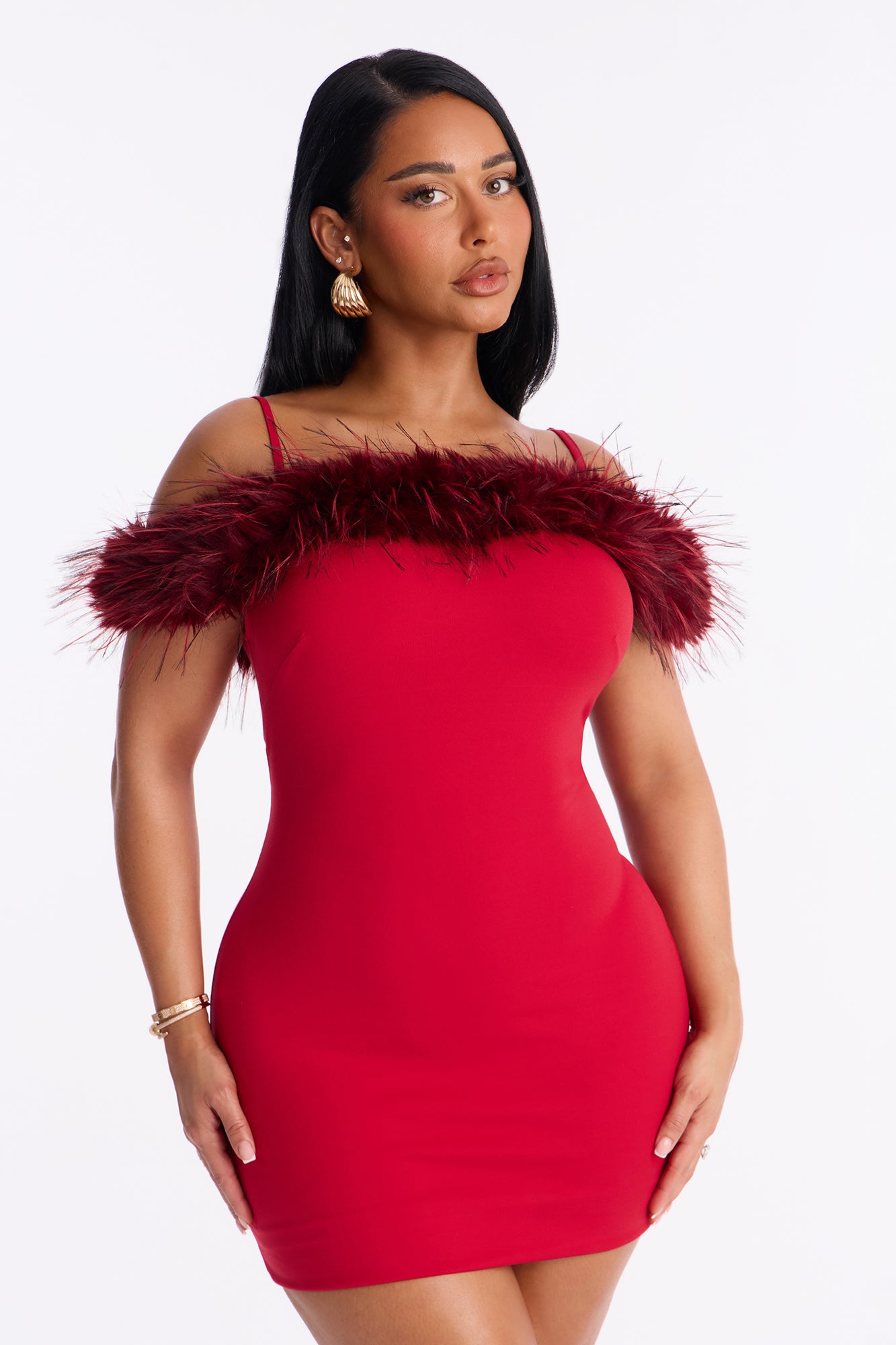 Looking Good Mini Dress - Red