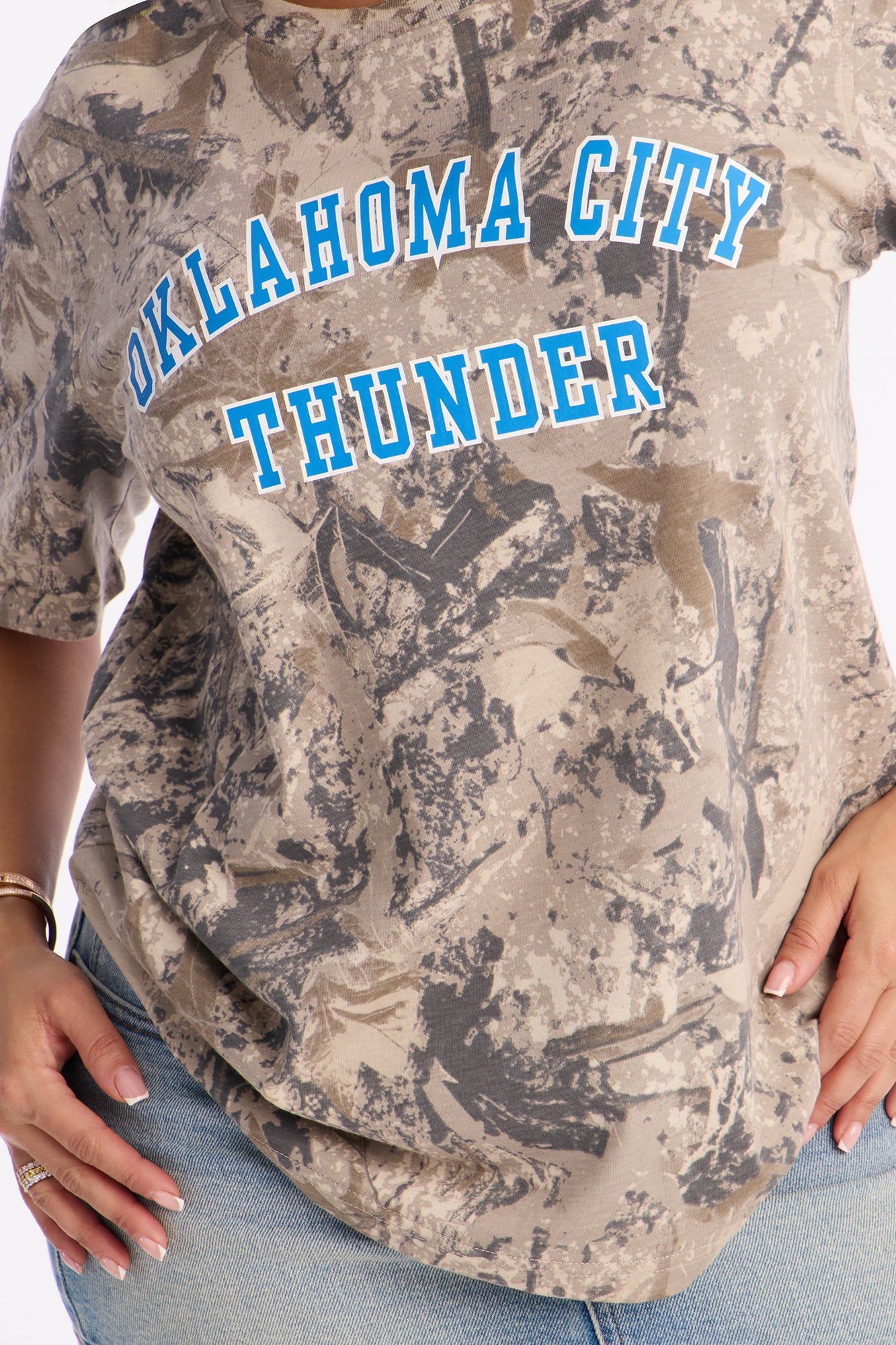 NBA OKC Thunder Camo Tee - Camouflage