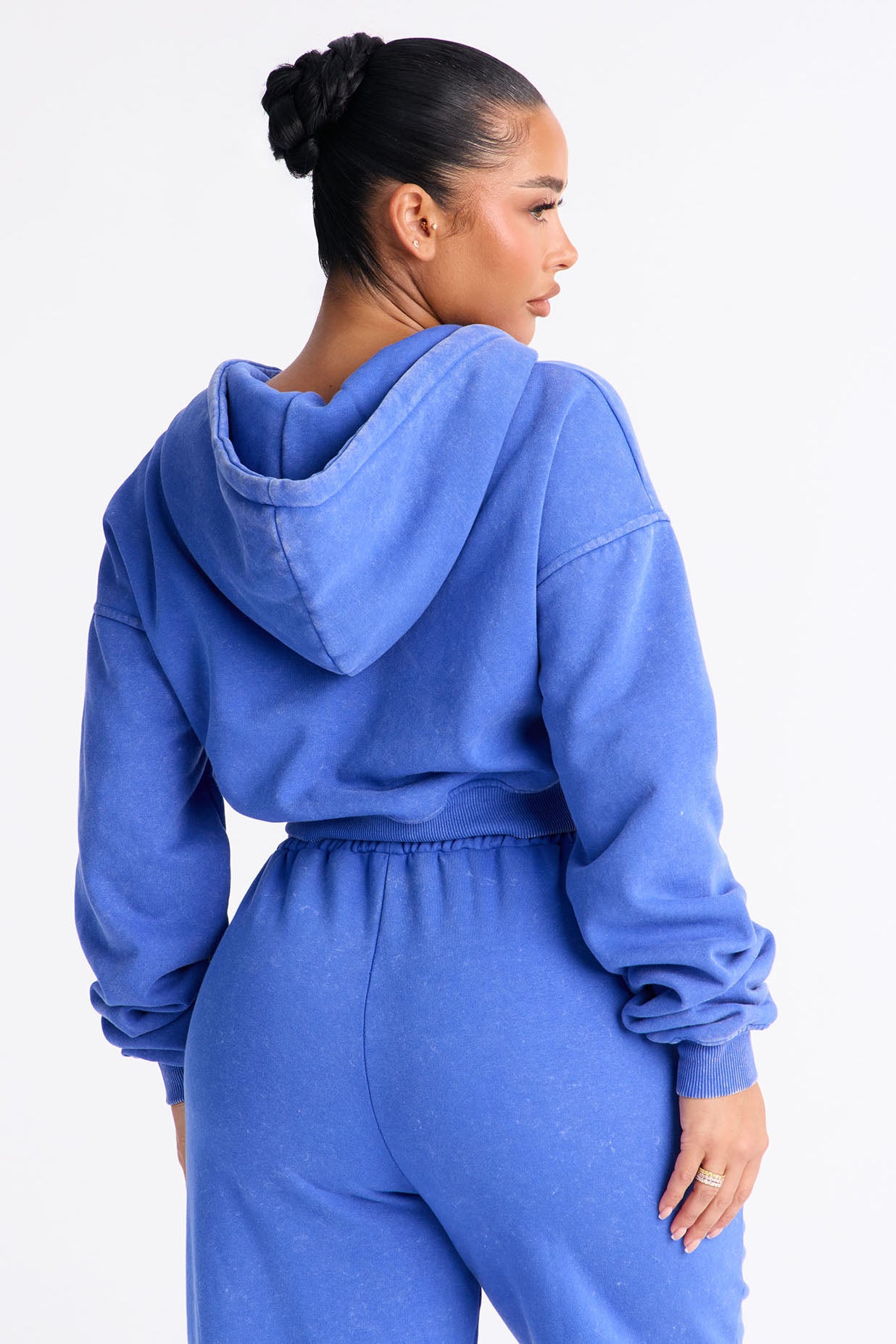 Norah Washed Lounge Hoodie - Blue