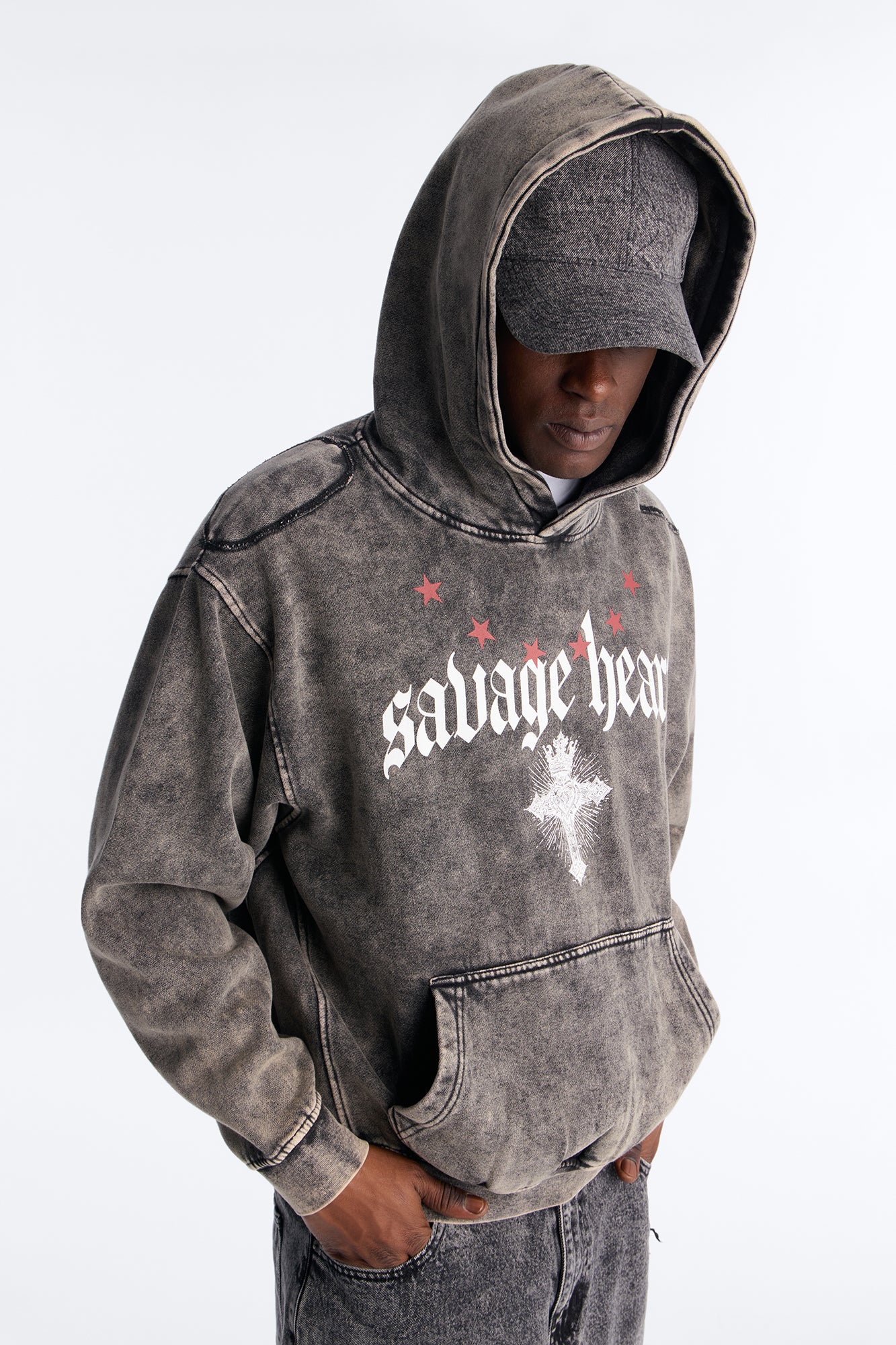 Savage Heart Forever Hoodie - Grey