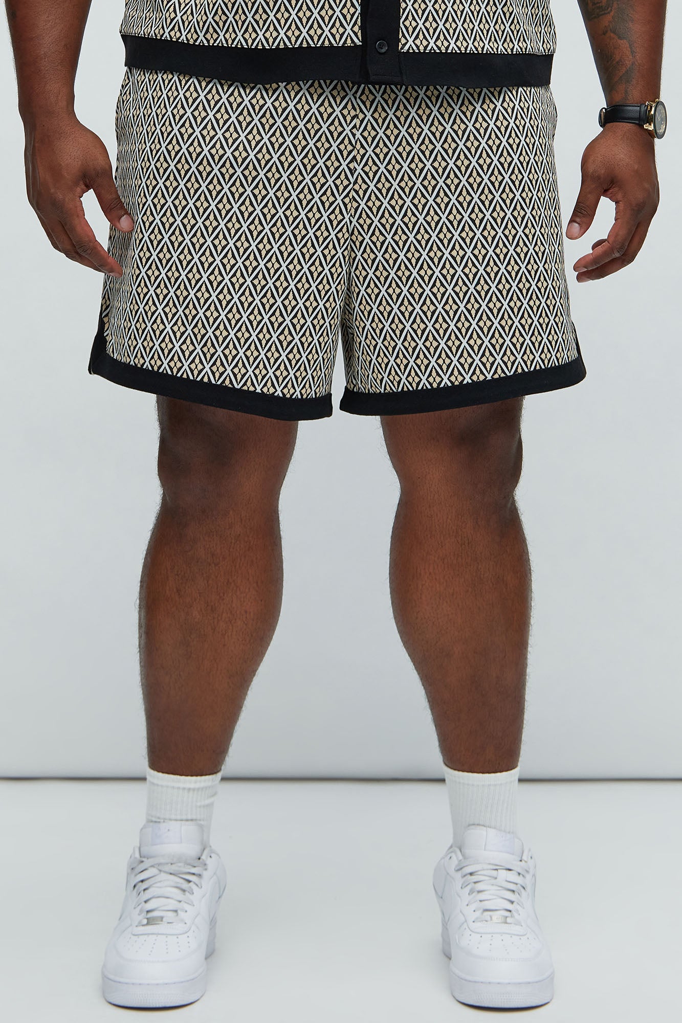 Rushmore Knit Warmup Shorts - Black/combo