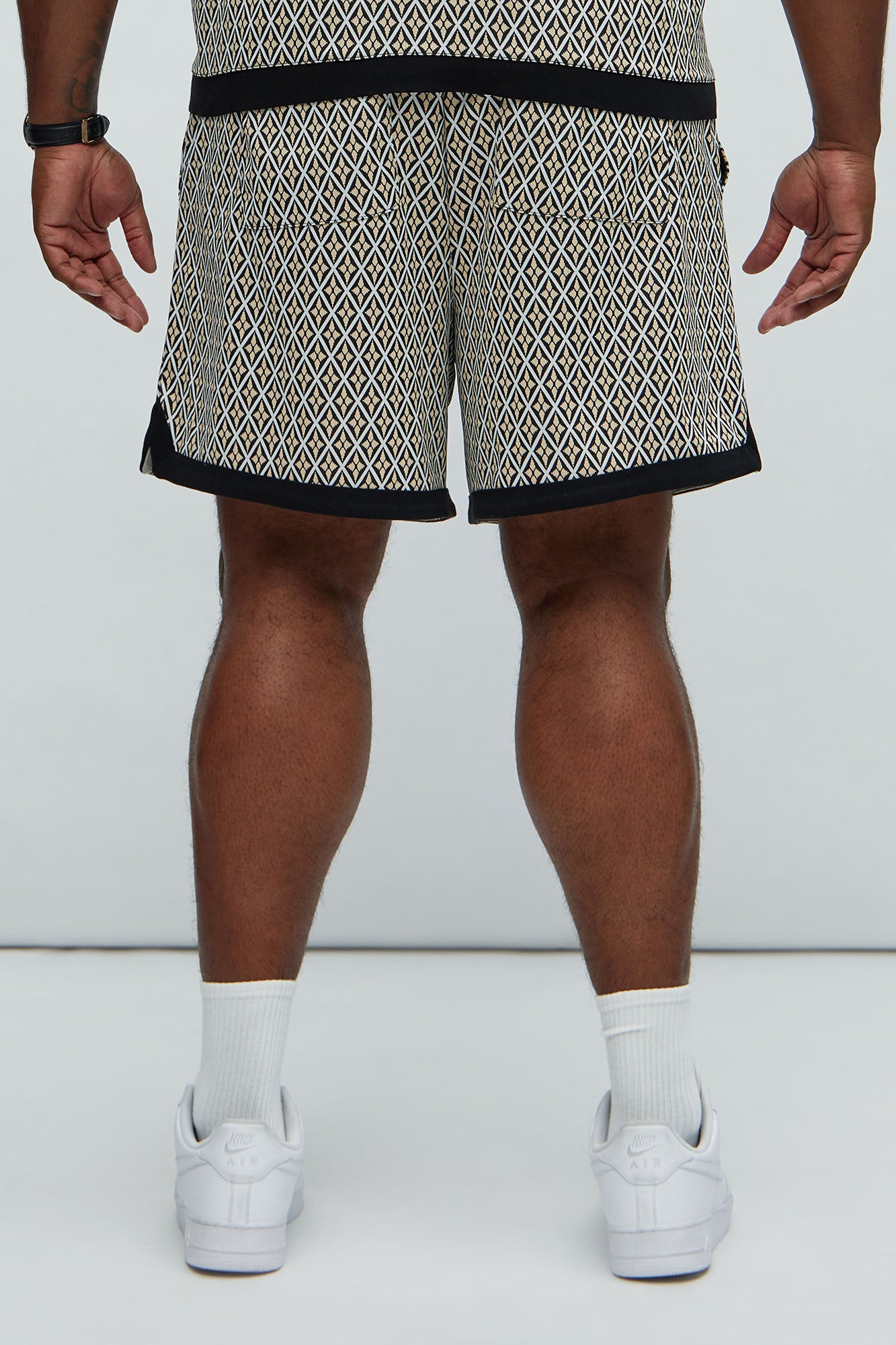 Rushmore Knit Warmup Shorts - Black/combo
